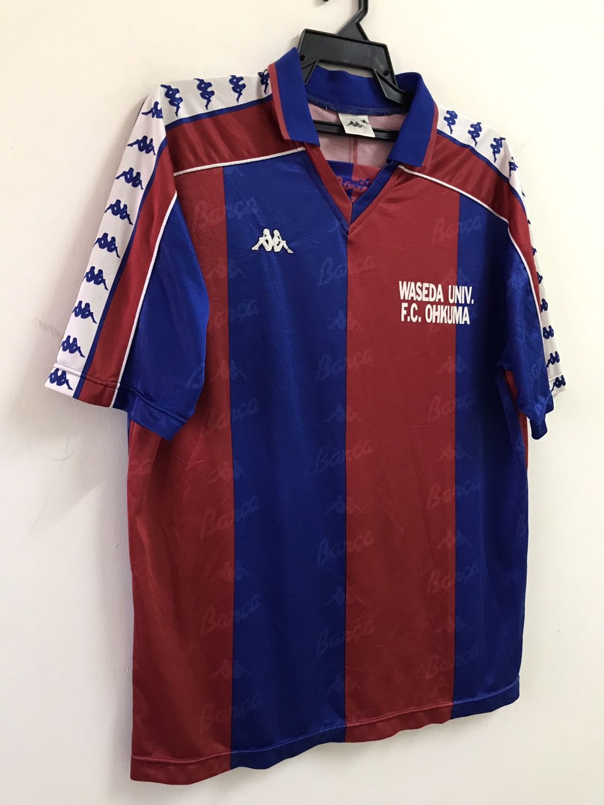 Kappa Vintage 90s Kappa Jersey X FC Barcelona Size US M / EU 48-50 / 2 - 3 Thumbnail