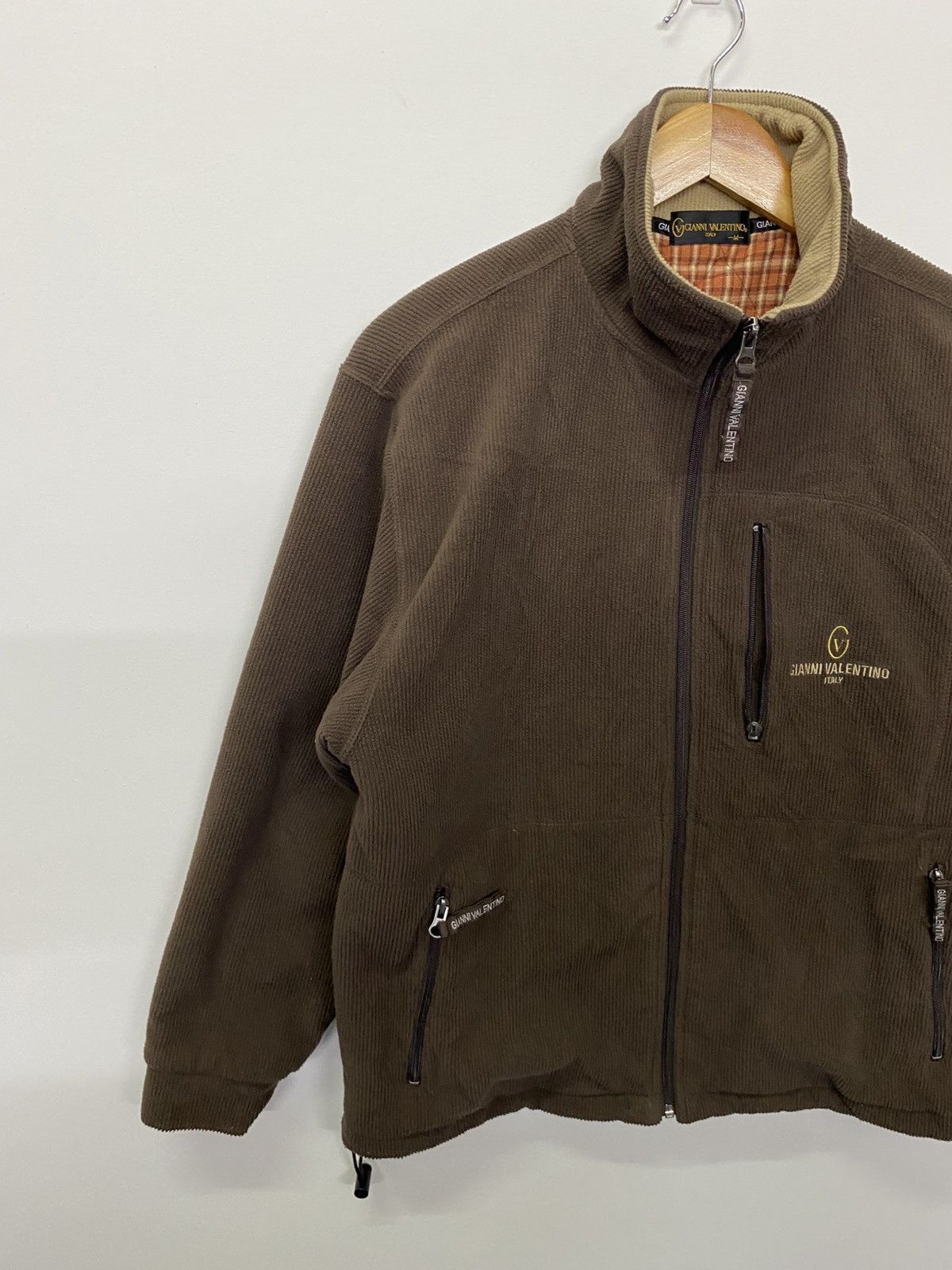 Gianni Valentino Gianni Valentino Small Logo Embroidery Corduroy Jacket Size US M / EU 48-50 / 2 - 3 Thumbnail