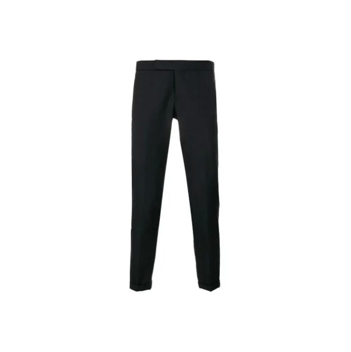 Thom Browne Thom Browne Sleek Wool Stripe Fitted Casual Pants Size US 30 / EU 46 - 1 Thumbnail
