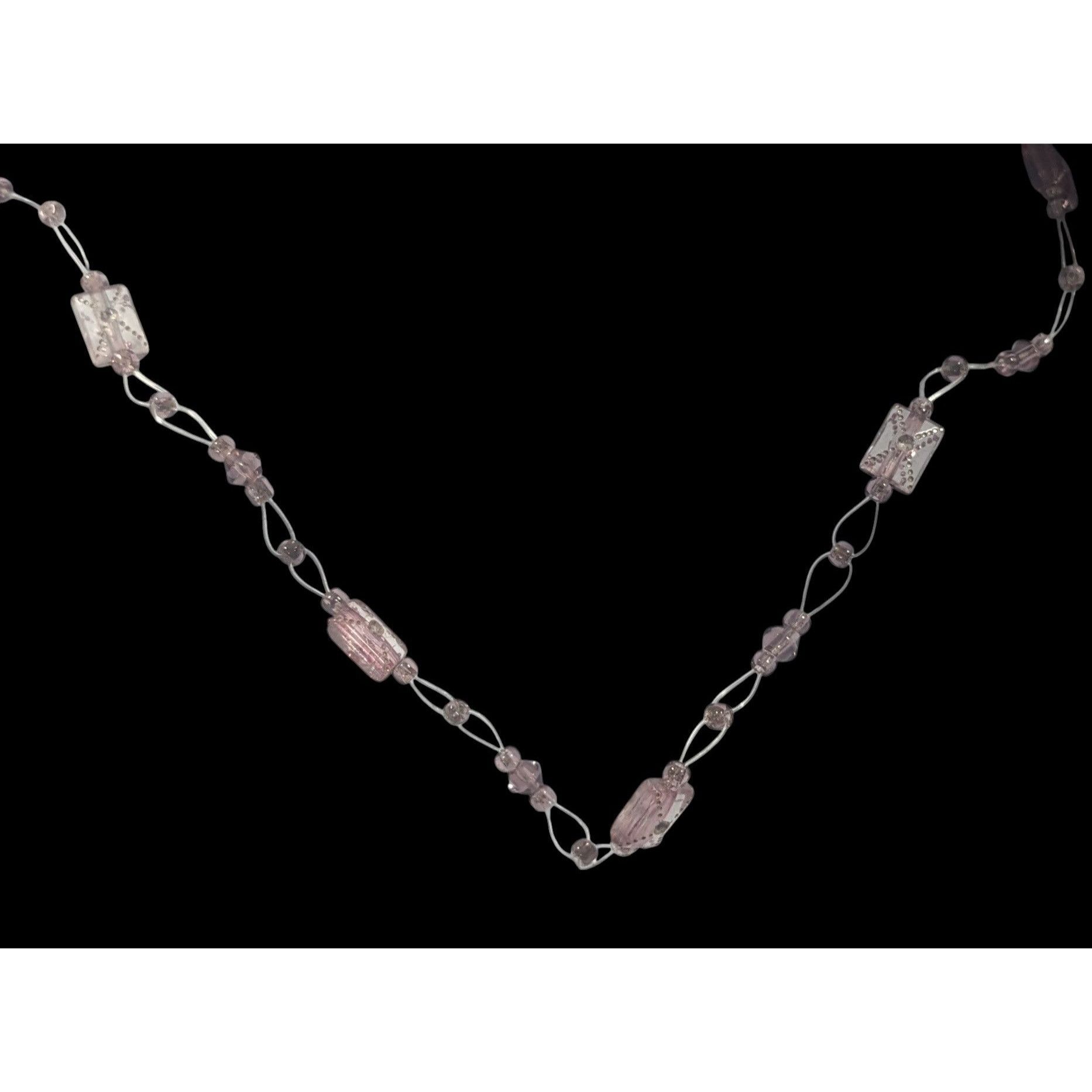 Other Handmade Coquette Minimalist Pastel Pink Beaded Choker Neckl Size ONE SIZE - 7 Thumbnail