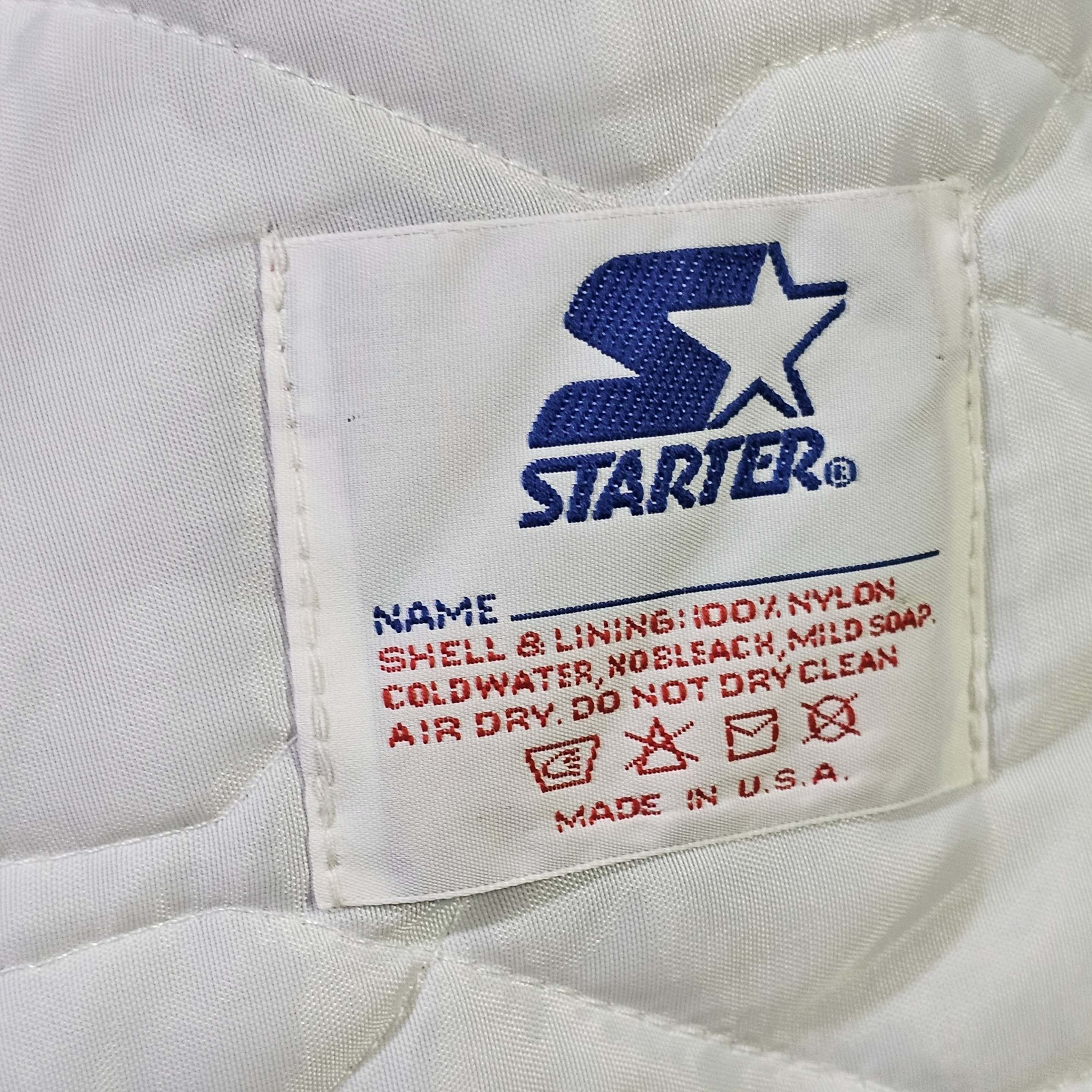 Vintage Minnesota Timberwolves 90s Starter Satin Bomber Jacket Size US M / EU 48-50 / 2 - 10 Thumbnail