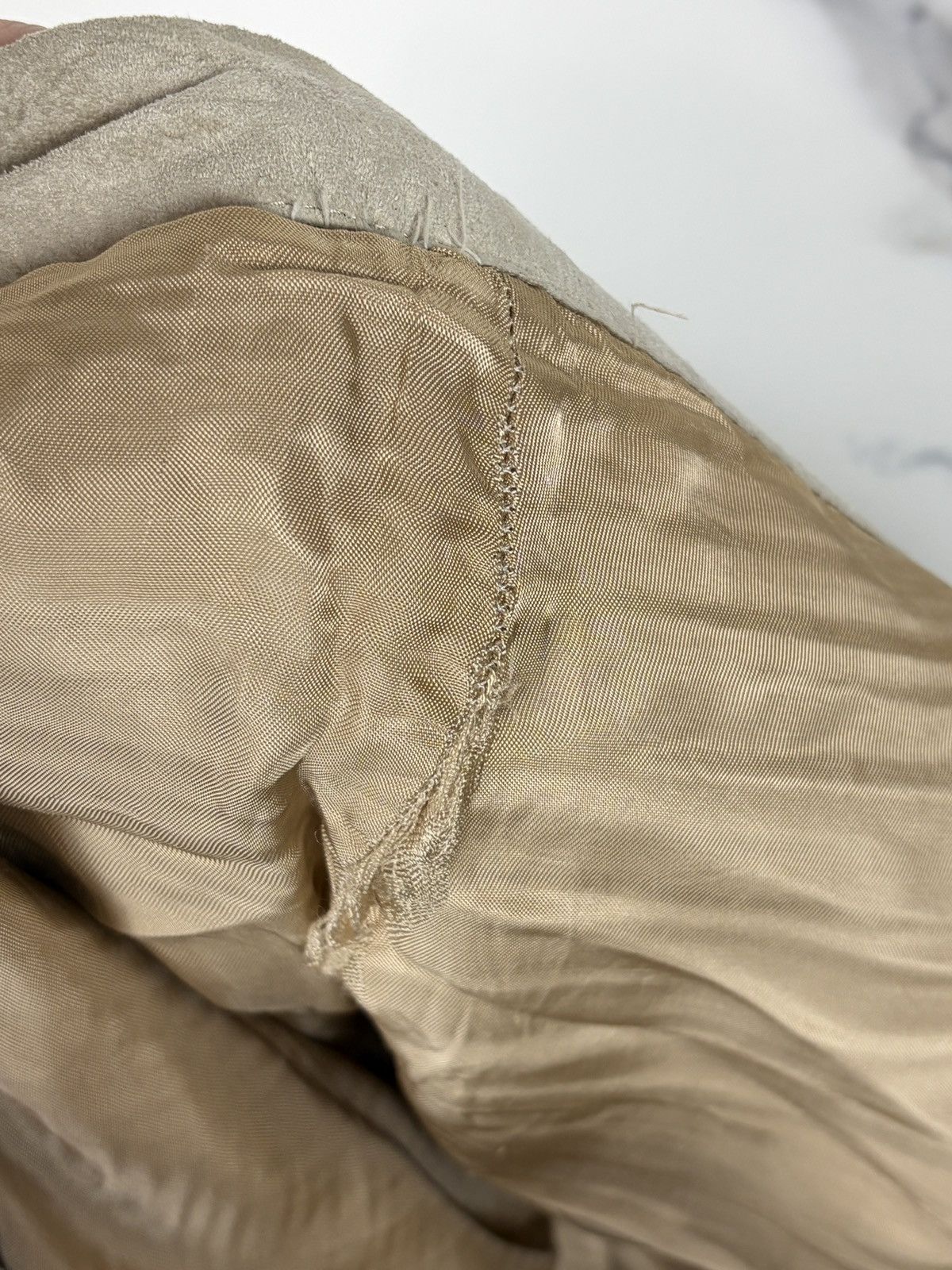 Gucci Gucci Tom Ford Dirty White Flared Leather Pants Thrashed Size US 32 / EU 48 - 11 Thumbnail
