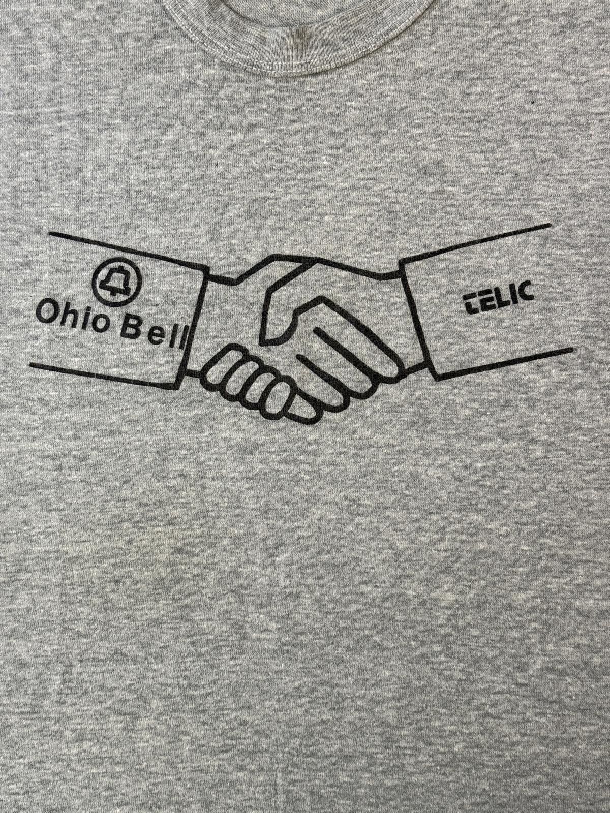 Hanes VTG Ohio Bell T-shirt Celic Handshake Crossword on Back XL Size US XL / EU 56 / 4 - 4 Thumbnail