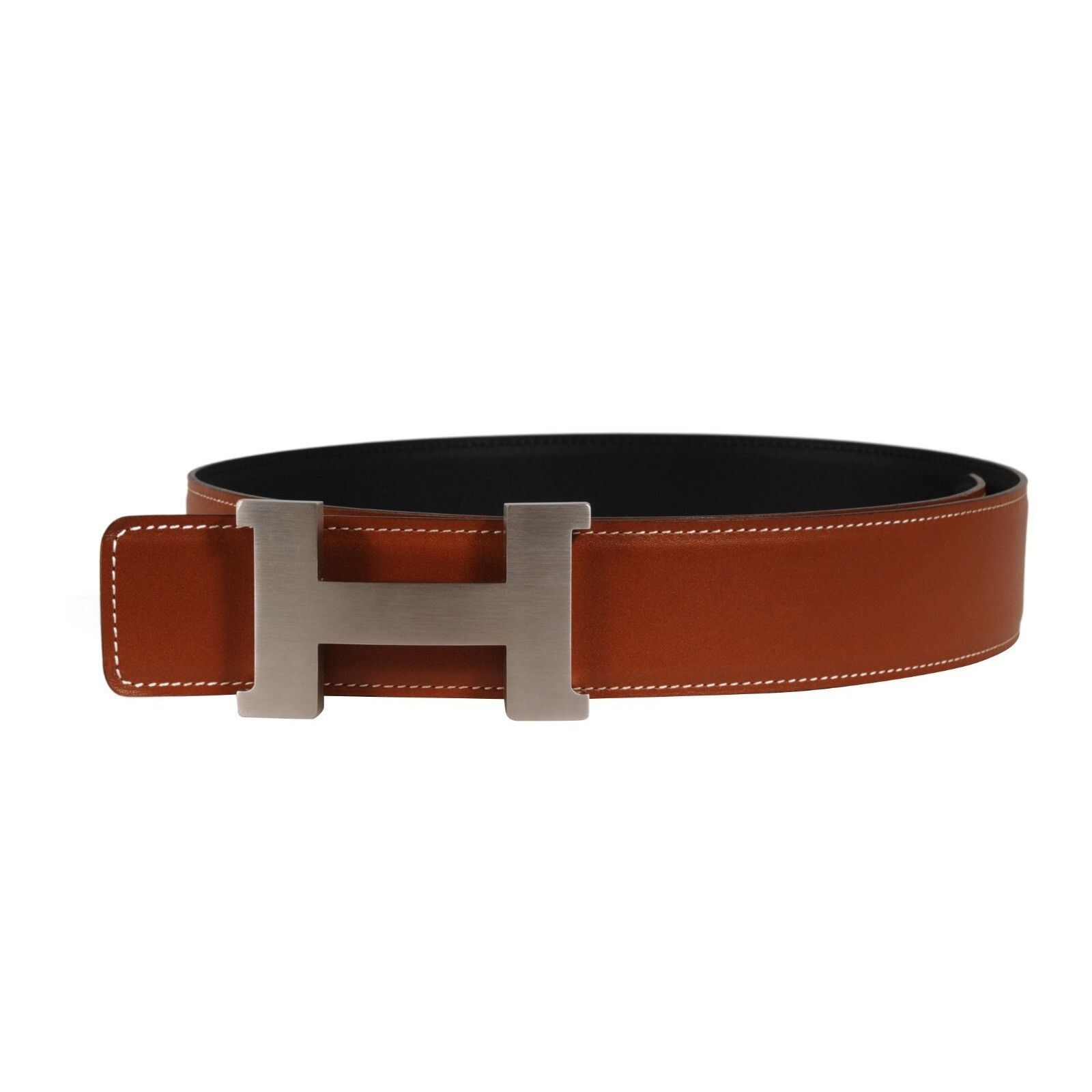 Hermes 41MM H Belt Buckle Kit Reversible Leather Strap 85 Size ONE SIZE - 10 Thumbnail