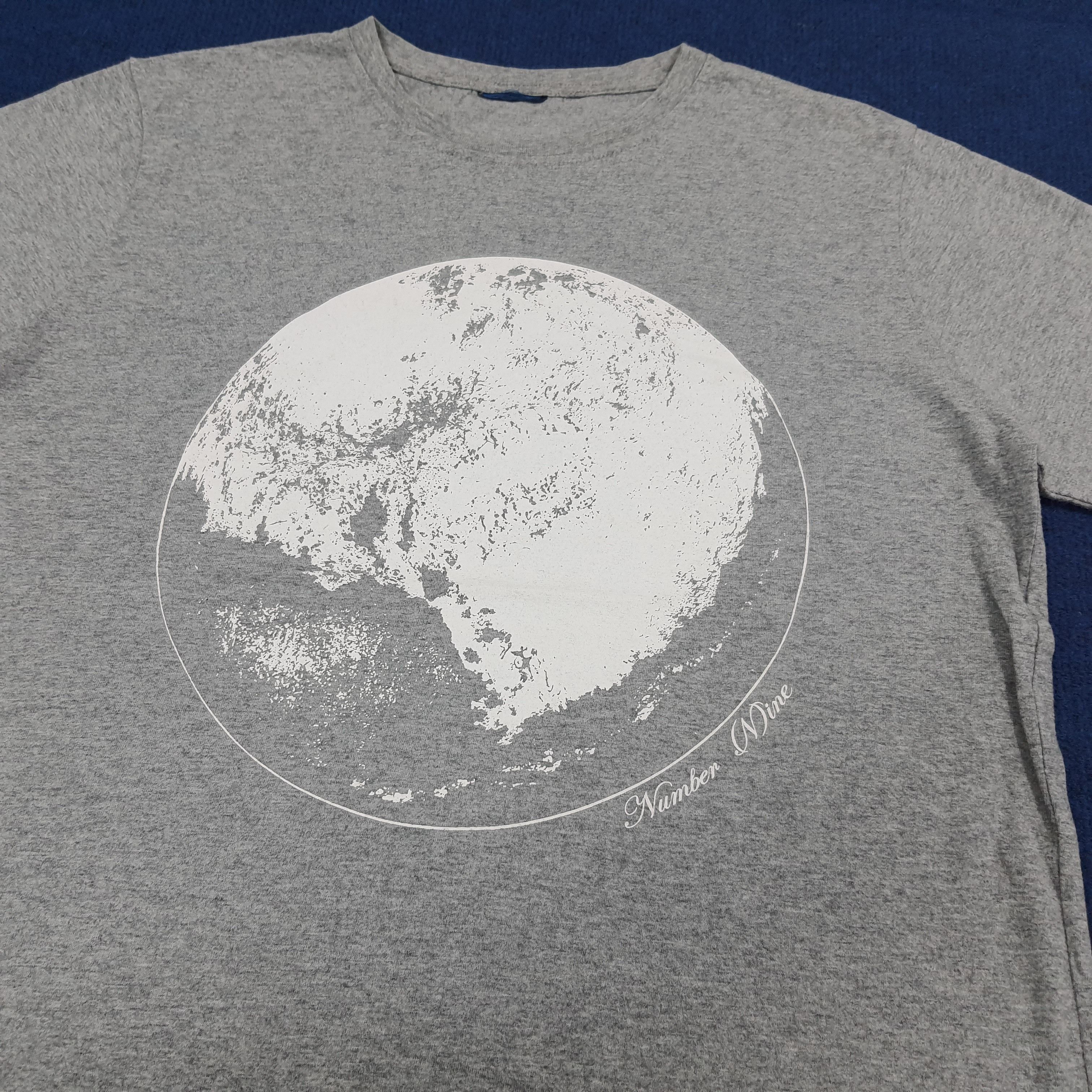 Number (N)ine Vintage Number Nine Full Moon Streetwear Tshirt C276N75 Size US M / EU 48-50 / 2 - 2 Thumbnail