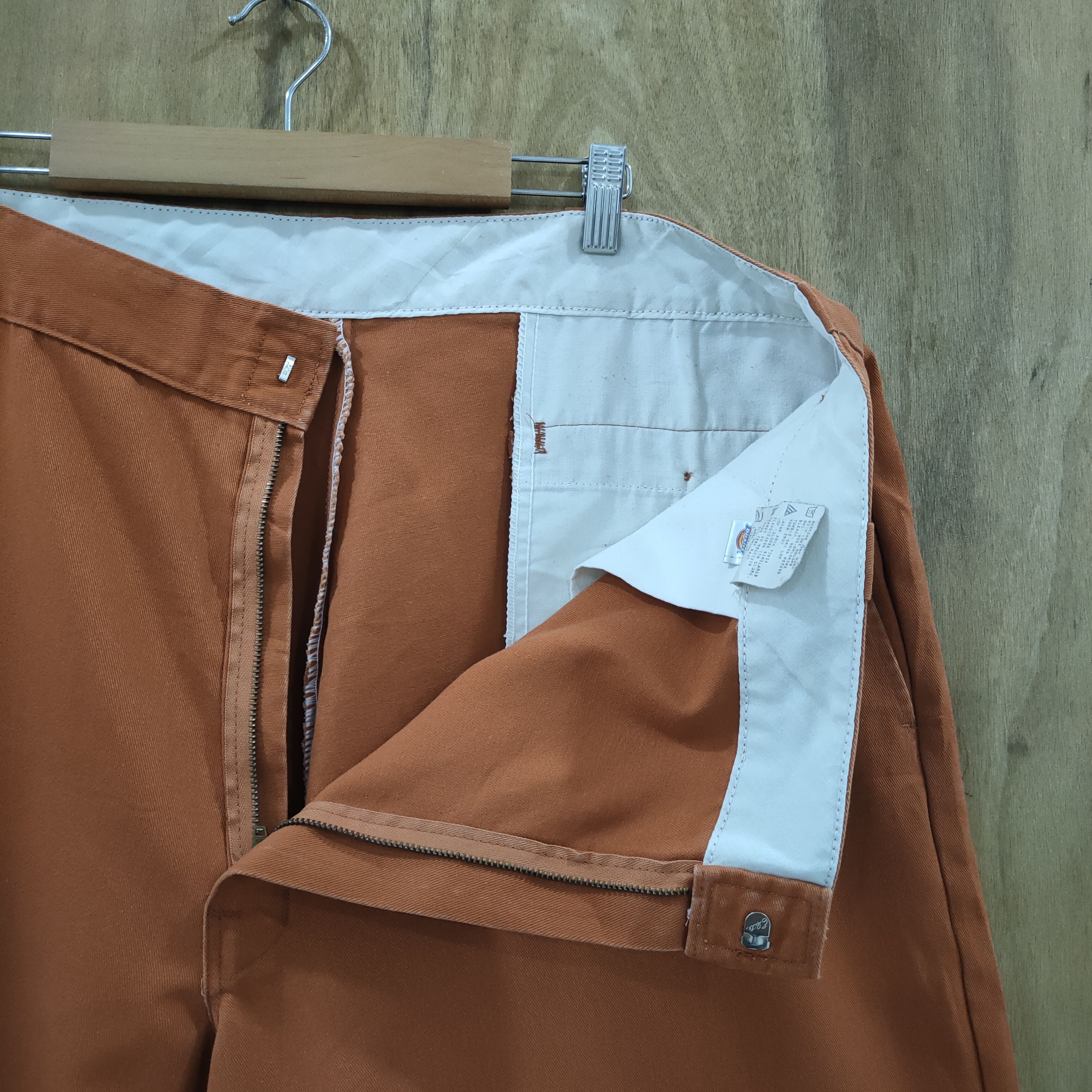 Dickies W40 × 32 DICKIES DARK ORANGE DOUBLE KNEE CARGO PANTS Size US 40 / EU 56 - 4 Thumbnail