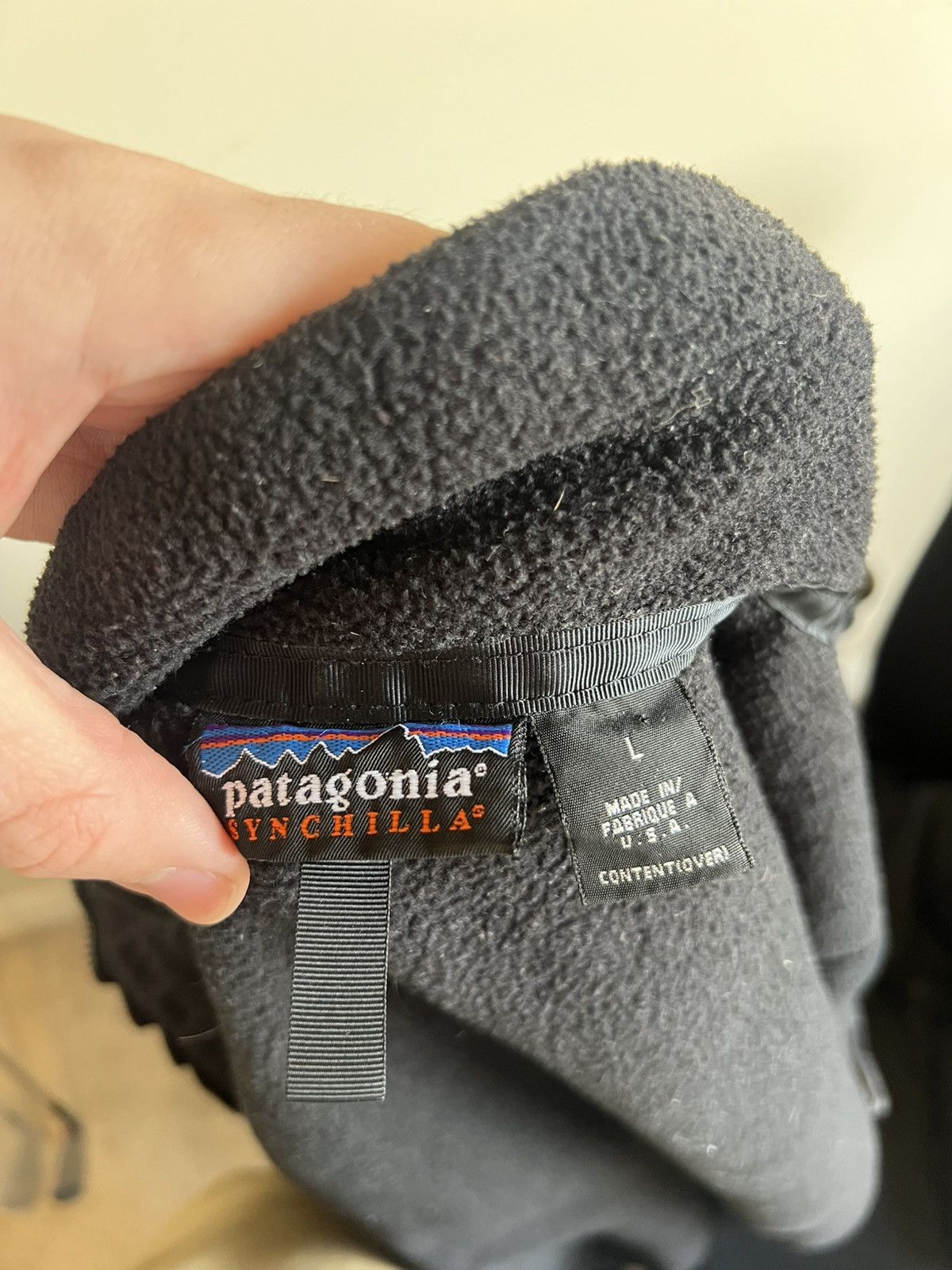 Patagonia Vintage Patagonia Synchilla Fleece Black size large Size US L / EU 52-54 / 3 - 5 Thumbnail