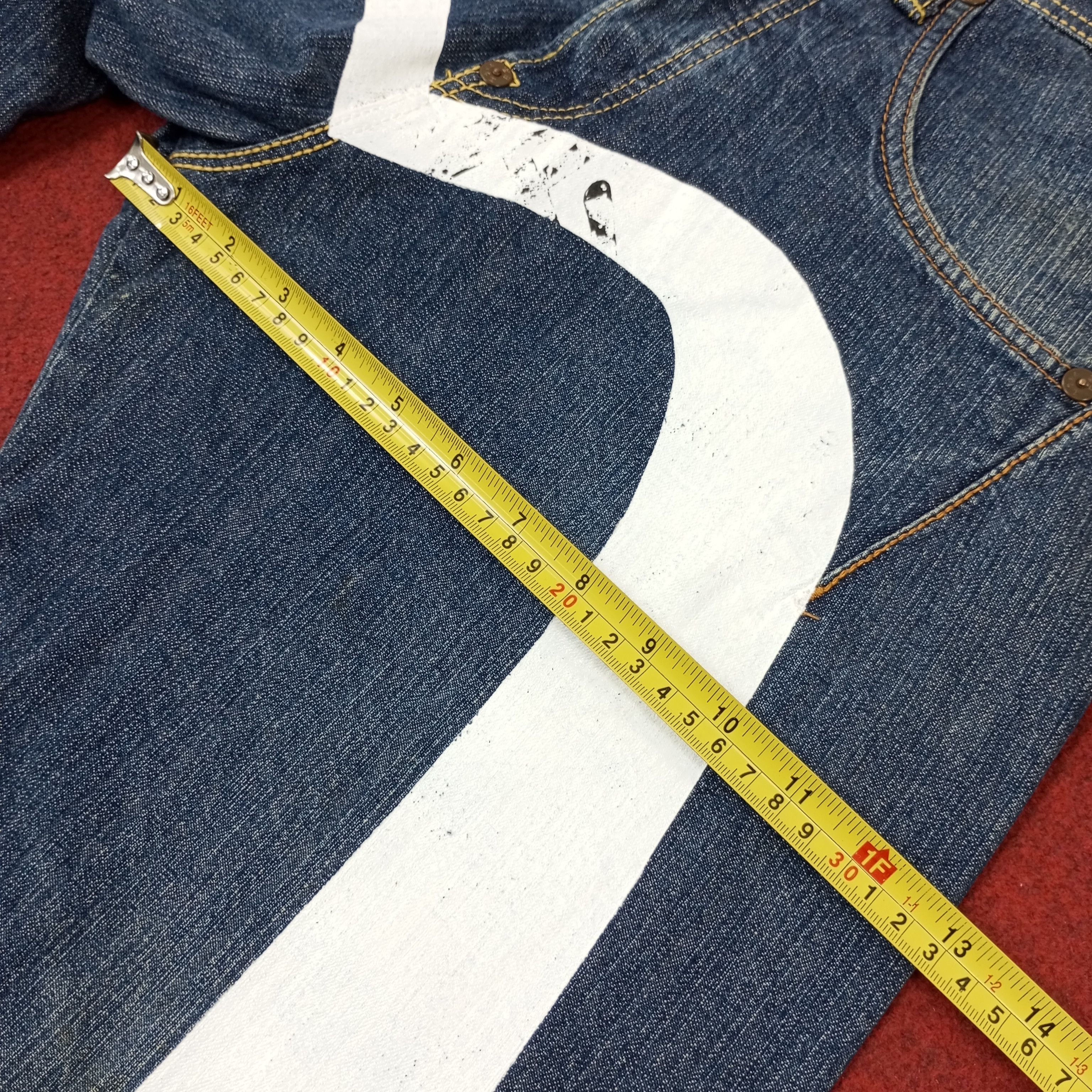 Evisu × Japanese Brand × Vintage Evisu Paris France Streetwear Custom Daicock Jeans c217n10 Size US 30 / EU 46 - 9 Thumbnail