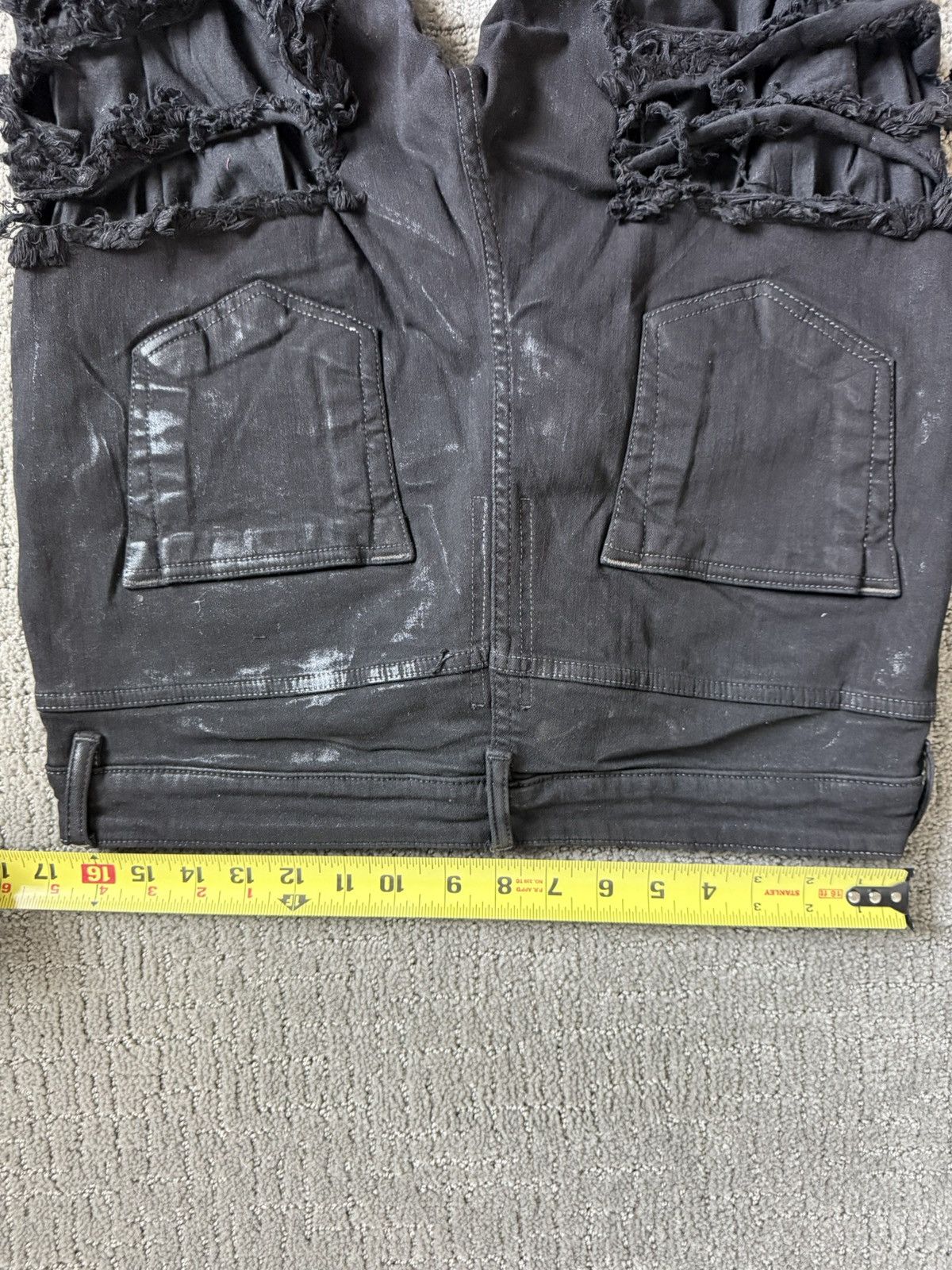 Rick Owens DRKSHDW DETROIT RIPPED SKINNY JEANS Size US 33 - 6 Thumbnail