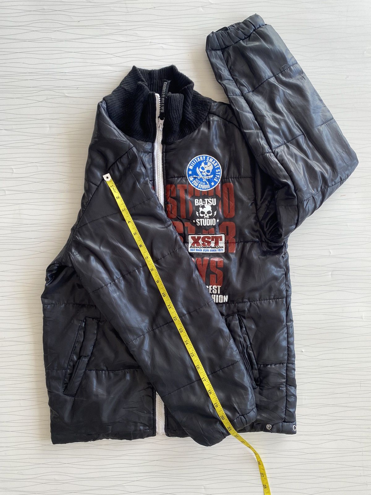 If Six Was Nine × Japanese Brand × Le Grande Bleu (L.G.B.) Batsu Studio Patches Skulls Rockstar Military Hooded Jacket Size US L / EU 52-54 / 3 - 20 Thumbnail