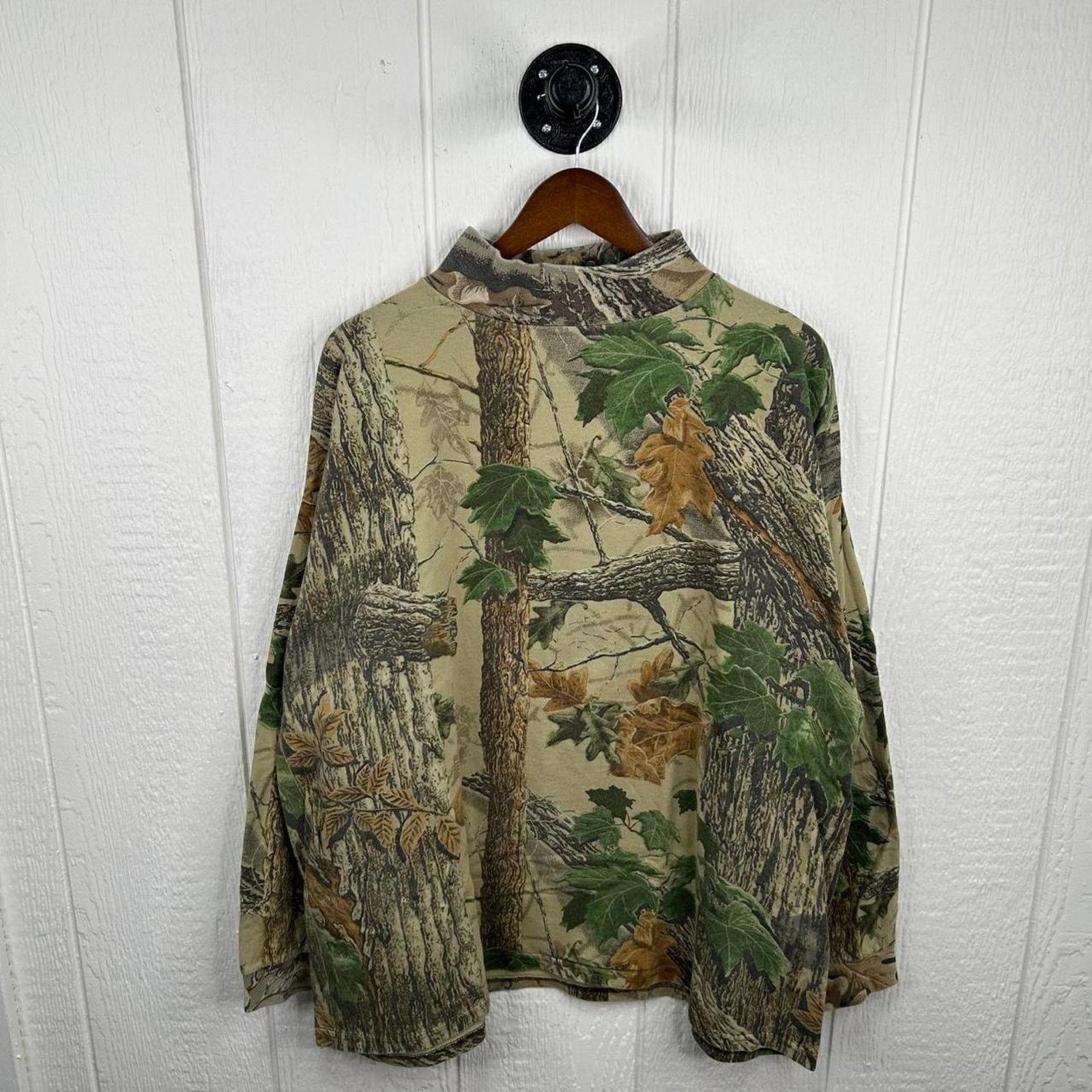 Walls Vintage 90’s Walls Forest Camo Long Sleeve Tee Size 2XL Size US XXL / EU 58 / 5 - 1 Thumbnail
