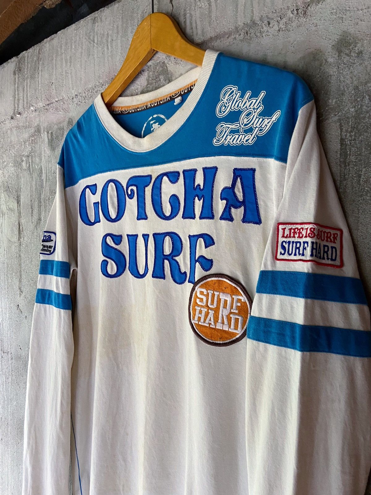 Japanese Brand LIFE IS SURF SURF HARD LONG SLEEVE Size US M / EU 48-50 / 2 - 5 Thumbnail