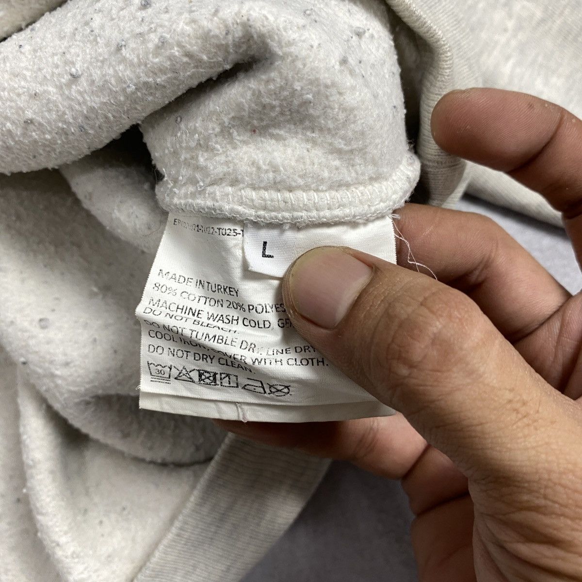 ERL ERL Grey Swirl Hoodie Size US L / EU 52-54 / 3 - 9 Thumbnail