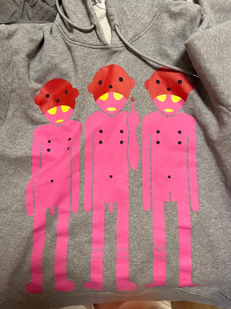 Walter Van Beirendonck Alien Print Hoodie