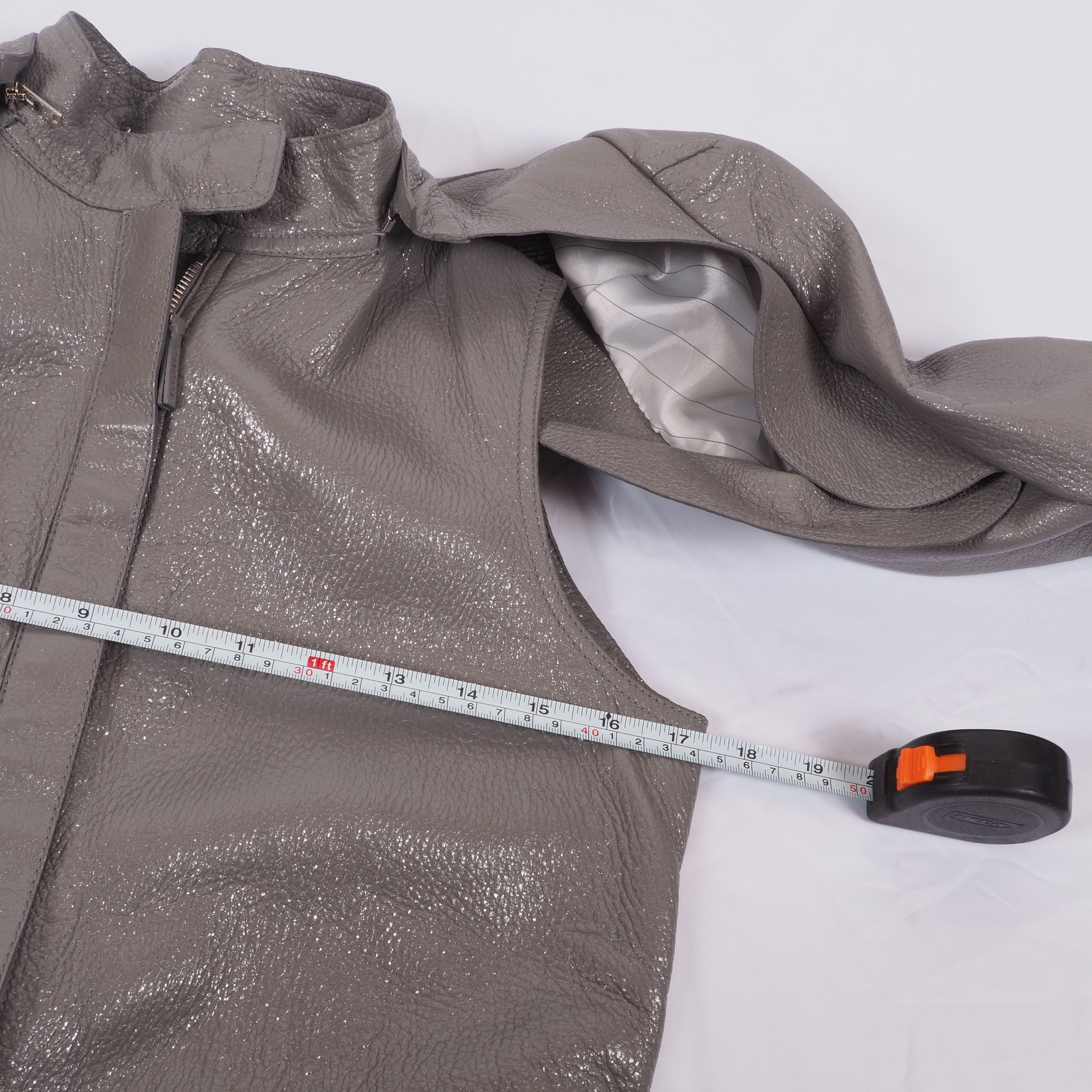 Gucci Gucci Vintage Patent Leather Convertible Modular Jacket Size M / US 6-8 / IT 42-44 - 11 Thumbnail