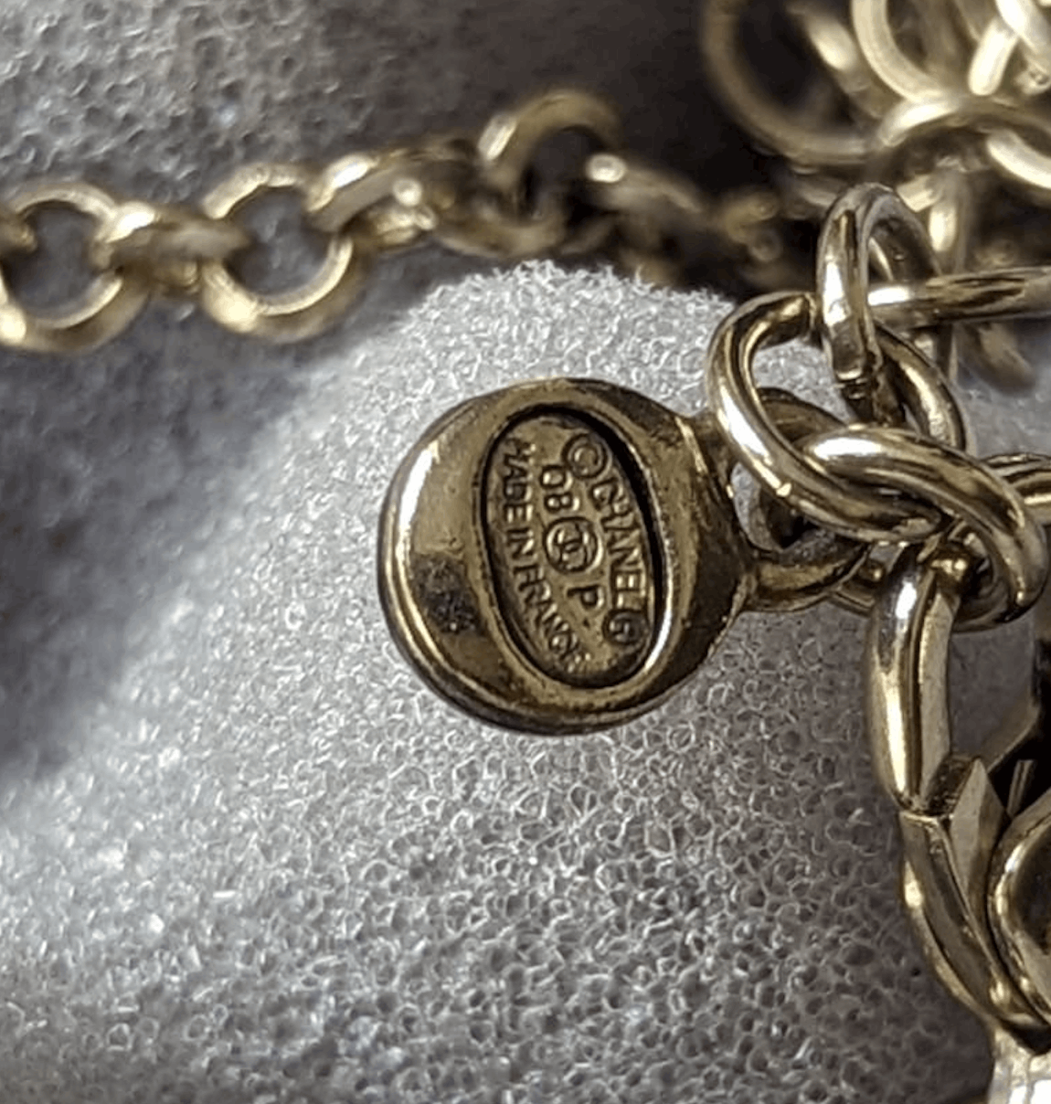 Chanel Chanel CC 08P CoCo on the Moon GHW Crystal Logo Necklace tag Size ONE SIZE - 8 Thumbnail