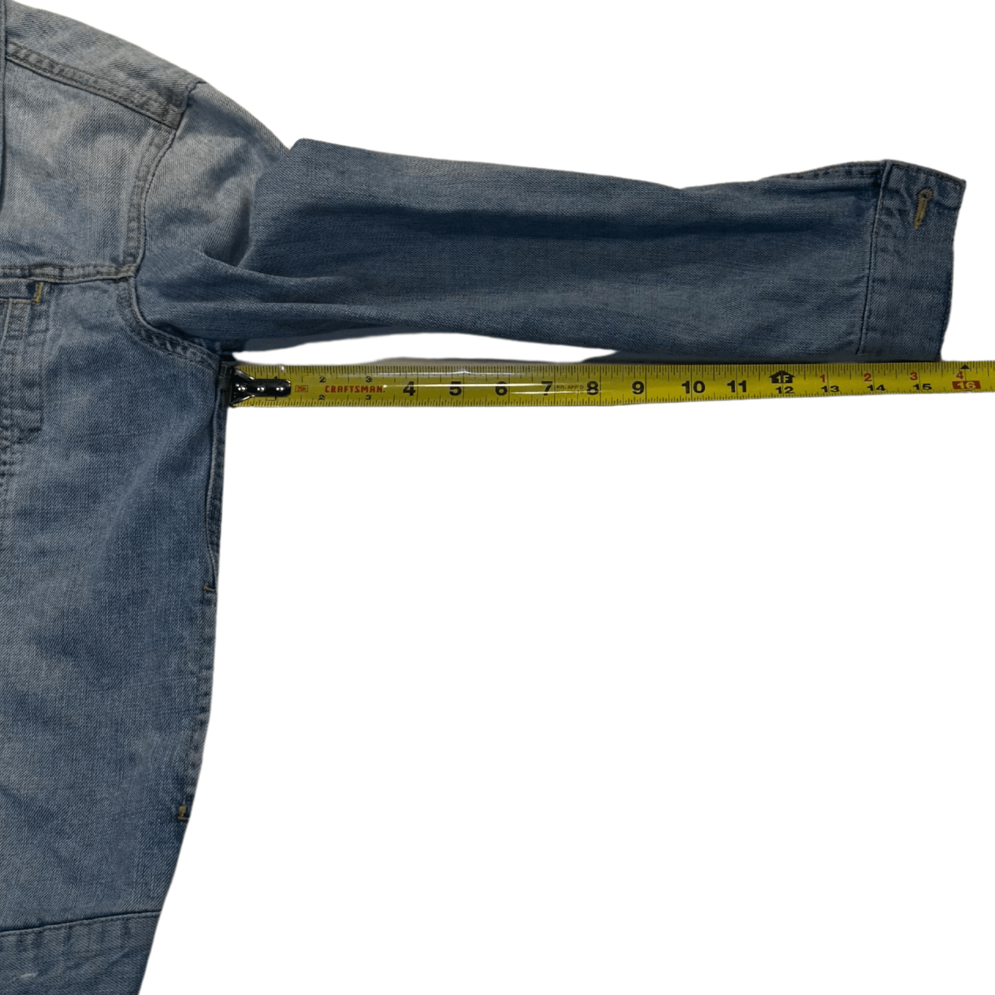 Anthropologie Pilcro and the Letterpress Lightly Distressed Denim Jacket Size XS / US 0-2 / IT 36-38 - 6 Thumbnail