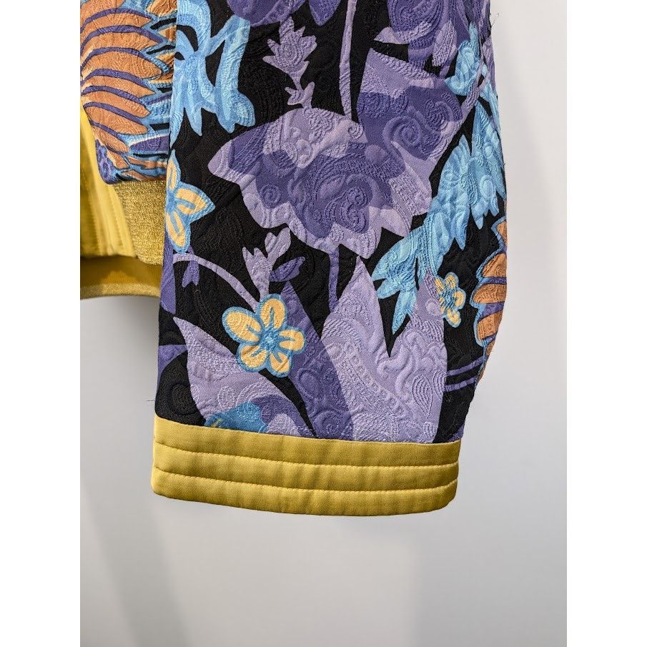 Saint Laurent Paris o1rshd1 Teddy Kimono Phoenix Jacket in Multicolor Size US M / EU 48-50 / 2 - 7 Thumbnail
