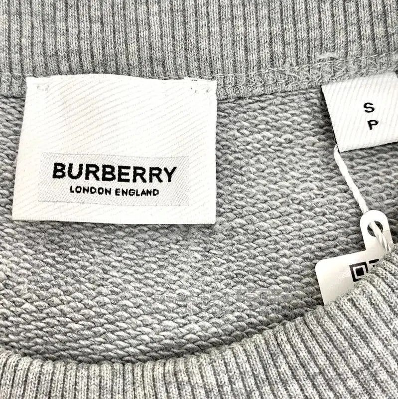 Burberry Burberry Gray Cotton Women’s Sweatshirt. Size S / US 4 / IT 40 - 6 Thumbnail