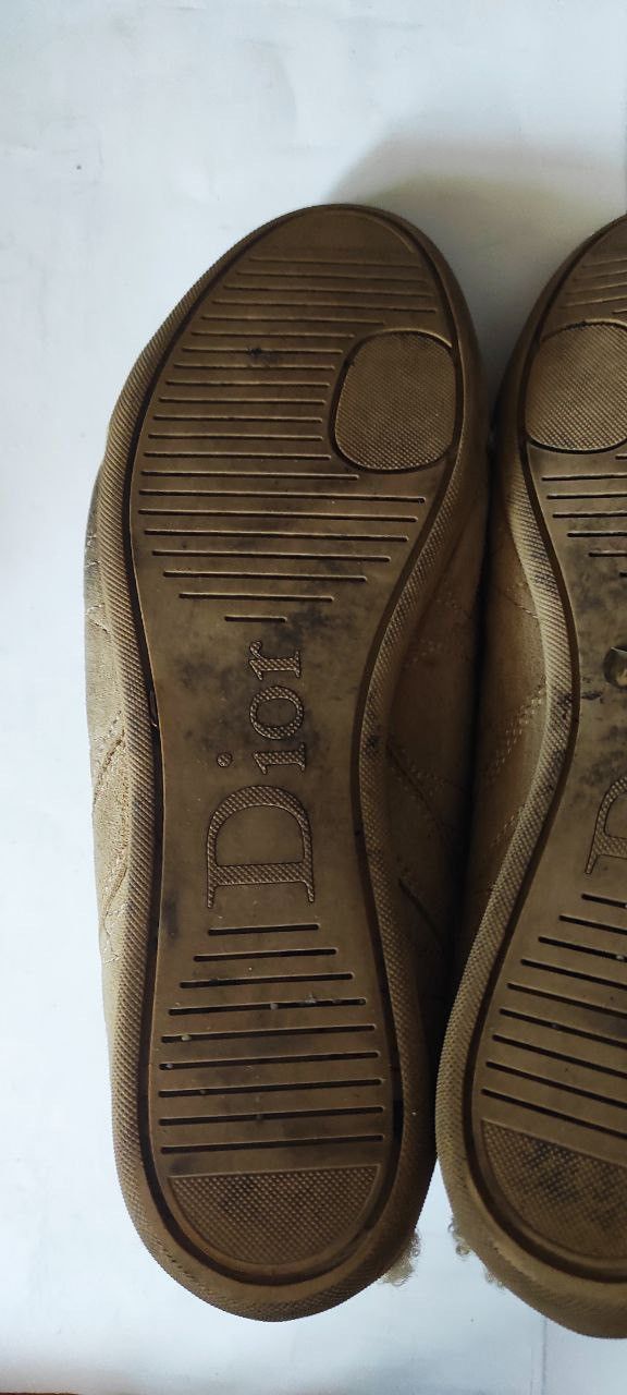 Dior CHRISTIAN DIOR SUEDE HIGH TOP SNEAKERS SHOES SIZE 37.5 Size US 7.5 / IT 37.5 - 5 Thumbnail