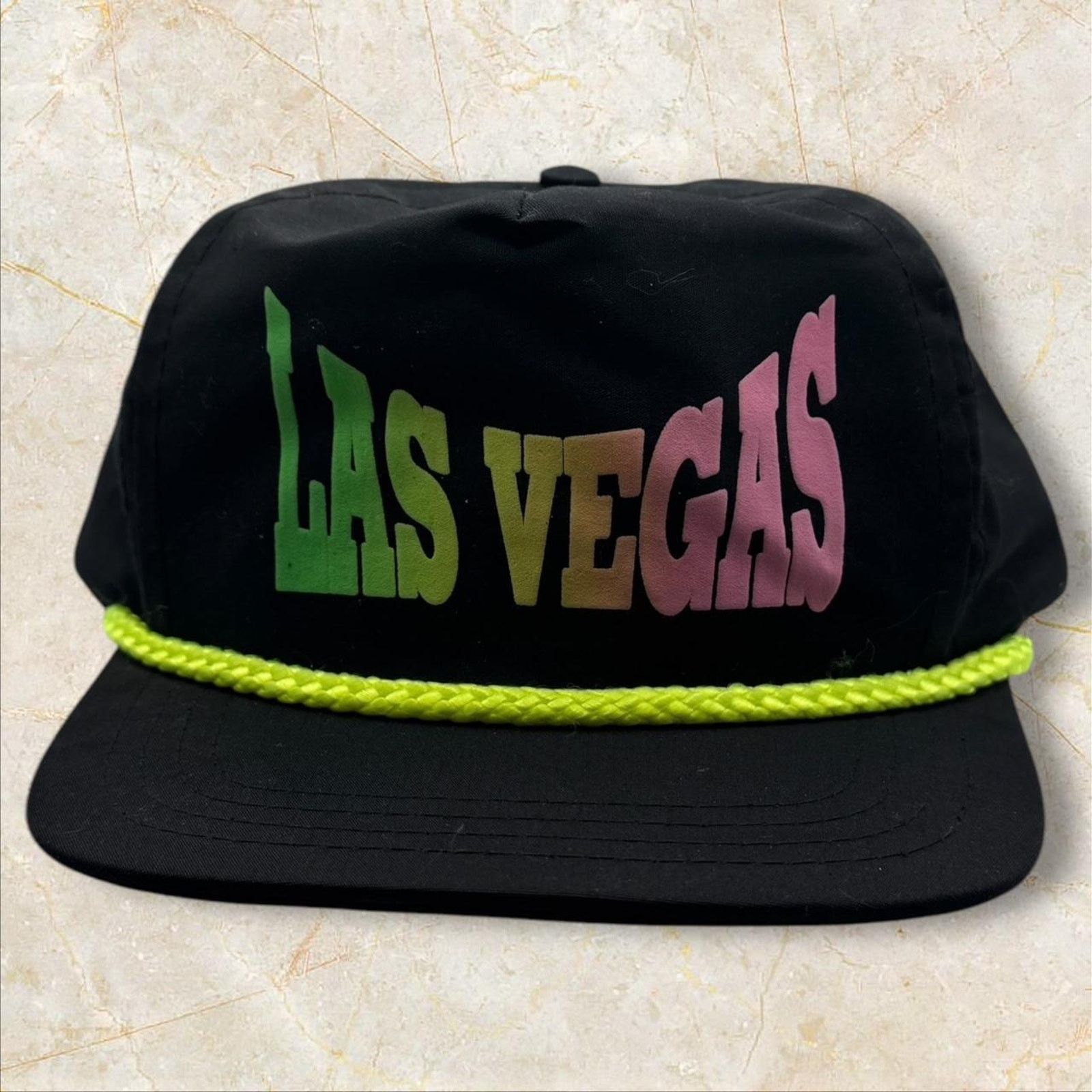 Vintage Vintage 80s Las Vegas snapback trucker hat Size ONE SIZE - 1 Thumbnail