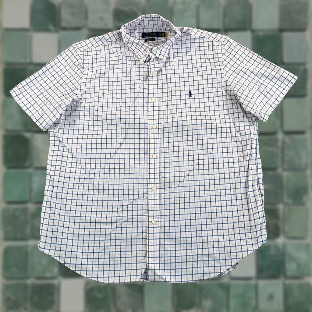 Polo Ralph Lauren Polo Ralph Lauren Performance Shirt Men XL Pink Blue Plaid Classic Fit Pony Prep Shirt Size US XL / EU 56 / 4 - 1 Thumbnail