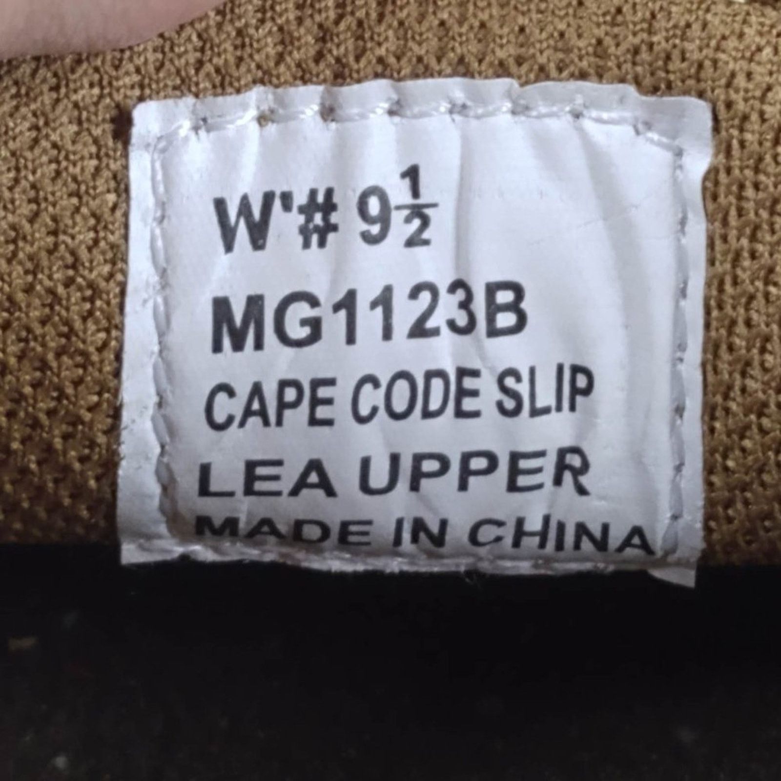 Other Margaritaville Cape Code Slip On Boat Shoes Tan Womens 9.5 Size US 9.5 / IT 39.5 - 8 Thumbnail