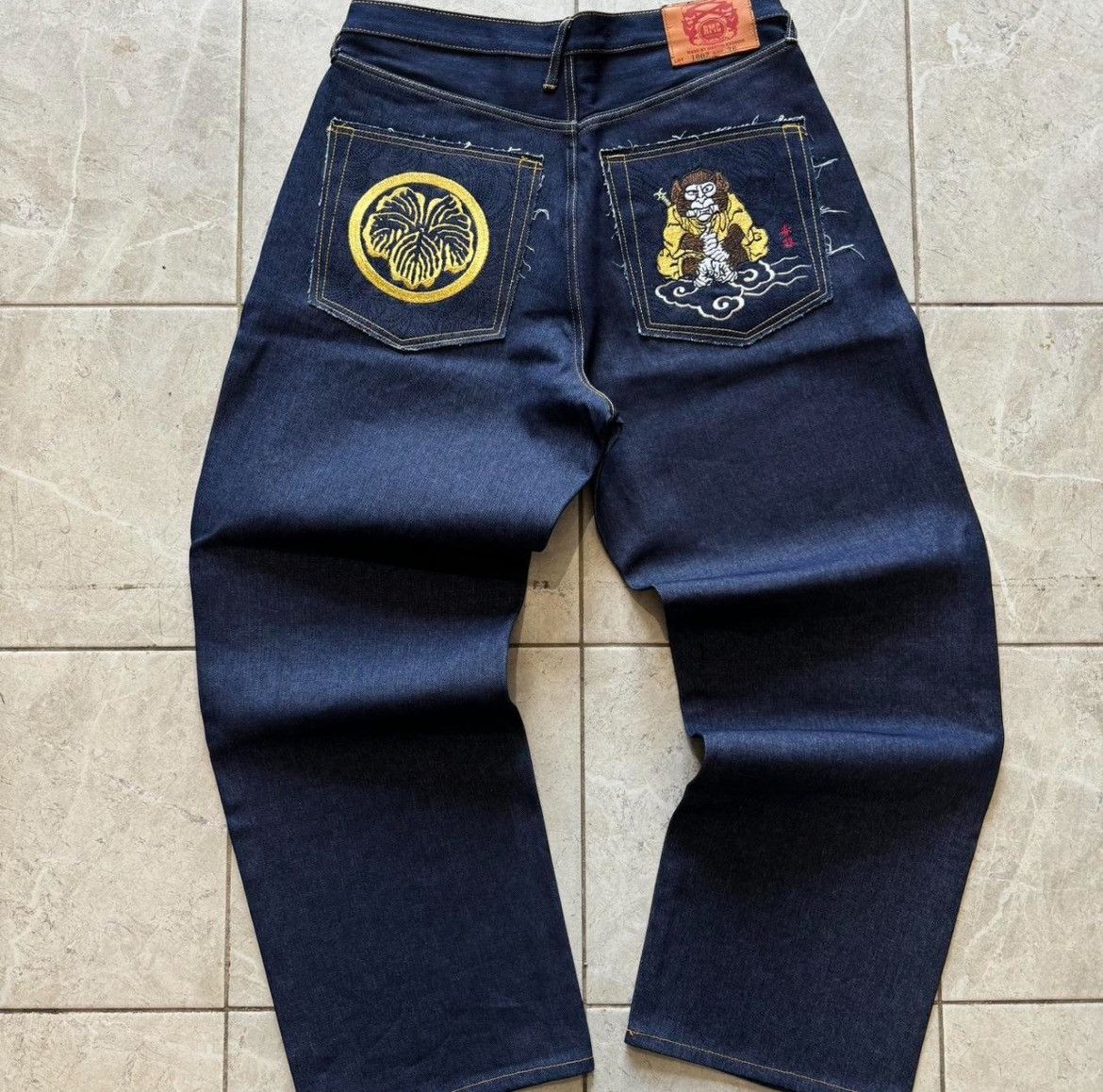 Evisu Evisu baggy jeans | Grailed
