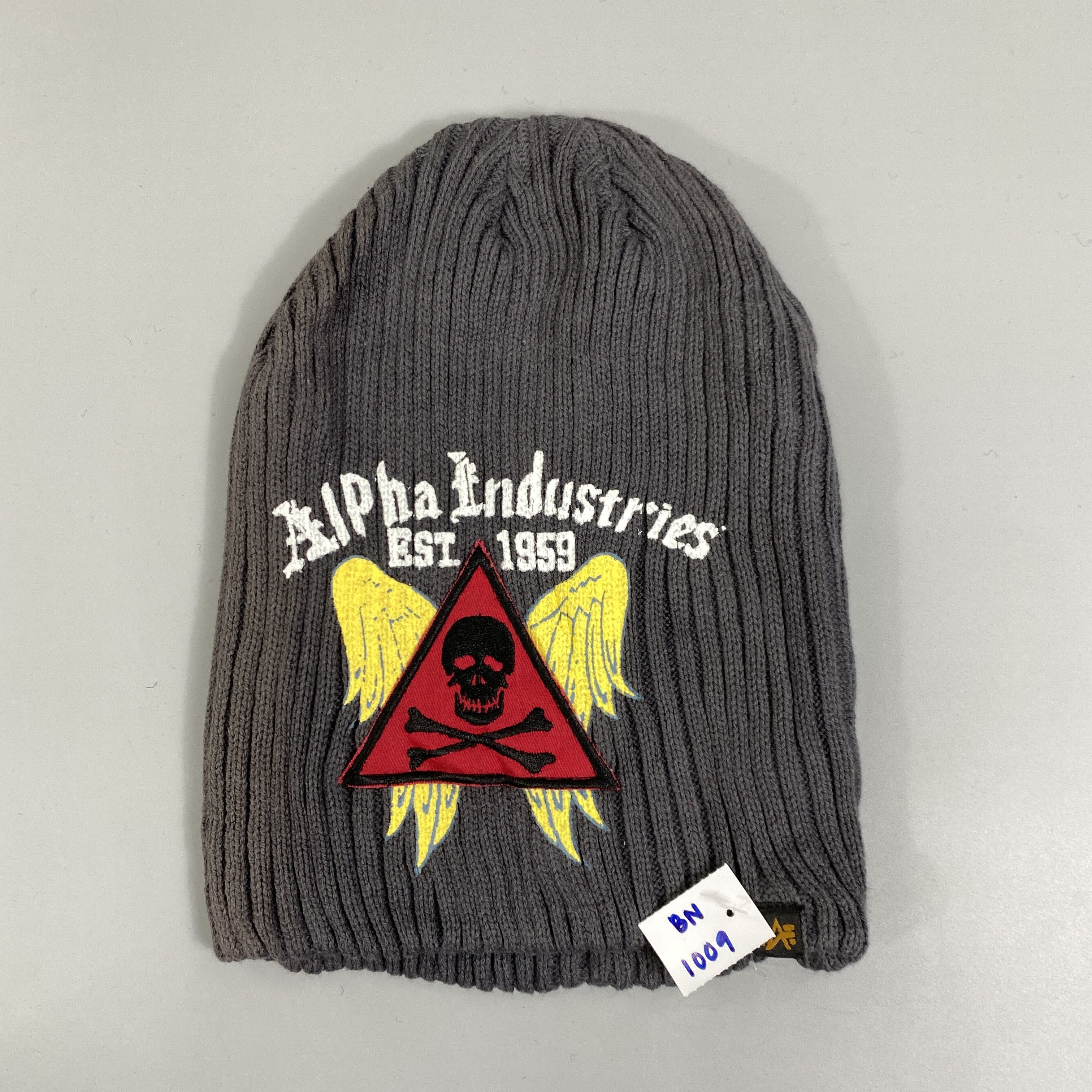 Japanese Brand Alpha Industries Slouchy Beanie Hat -BN1009 Size ONE SIZE - 6 Thumbnail