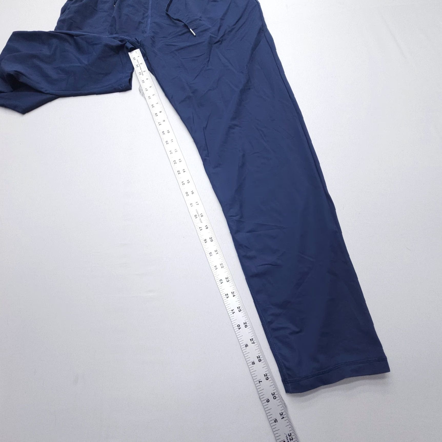 Vintage Zyia Active Track Pants Women's XL Blue Nylon Spandex Pockets Jogger Gym Running Womens Size 40" / US 18 - 4 Thumbnail