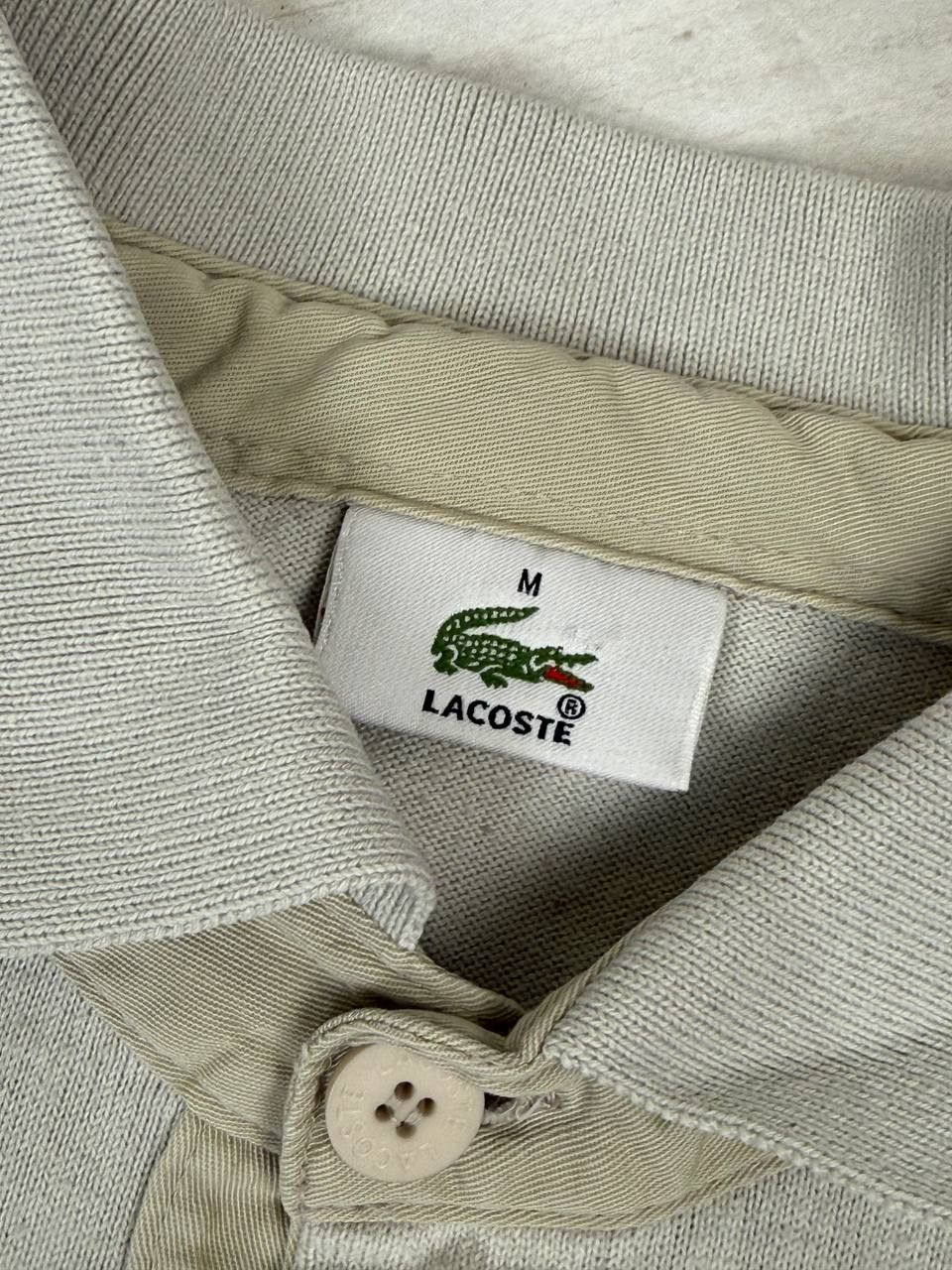 Lacoste Vintage Lacoste Rugby Long Sleeve Polo Shirt Striped Size US M / EU 48-50 / 2 - 5 Thumbnail