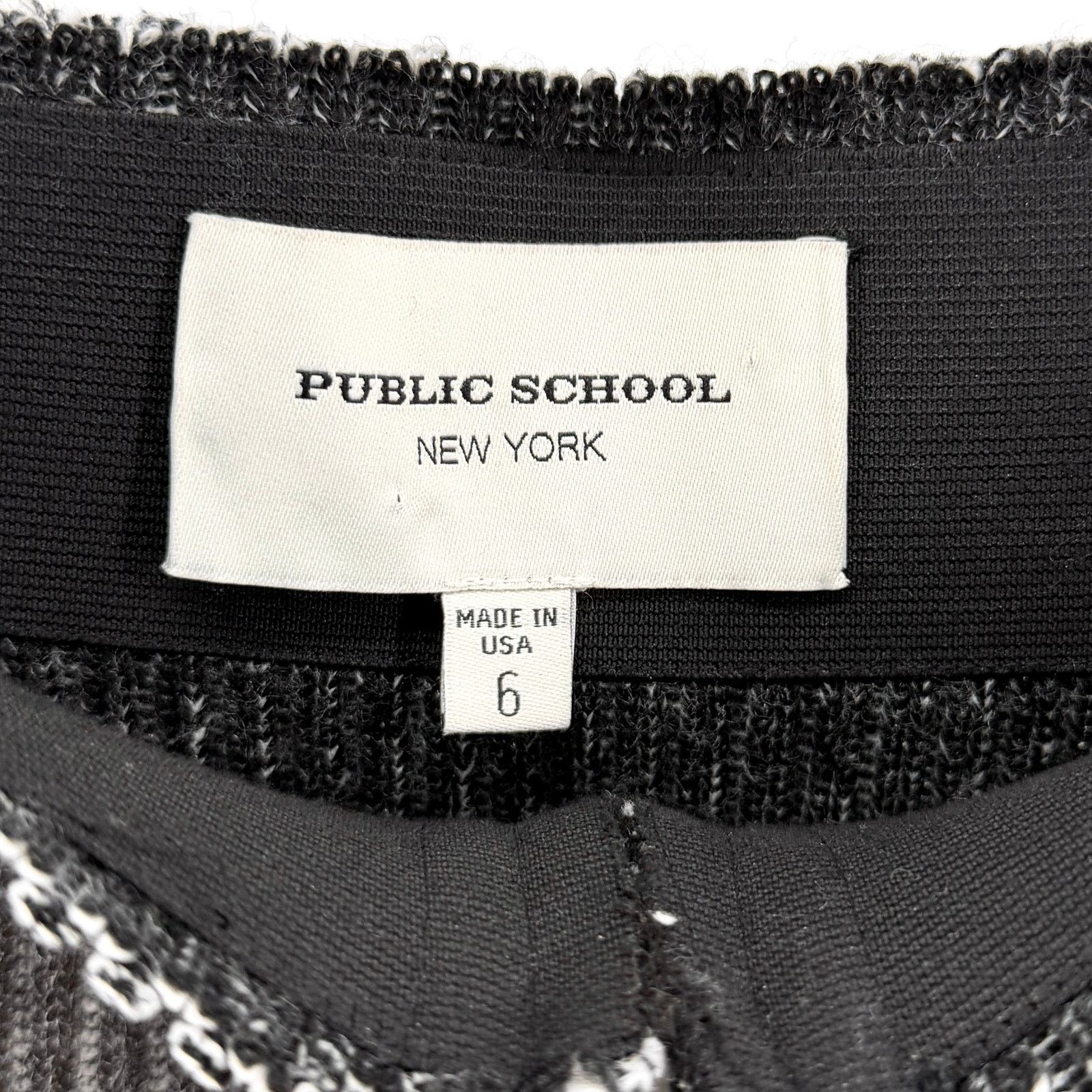 Public School Public School New York Grey Ribbed Knit Zip Front Mini Skirt Size 28" / US 6 / IT 42 - 5 Thumbnail