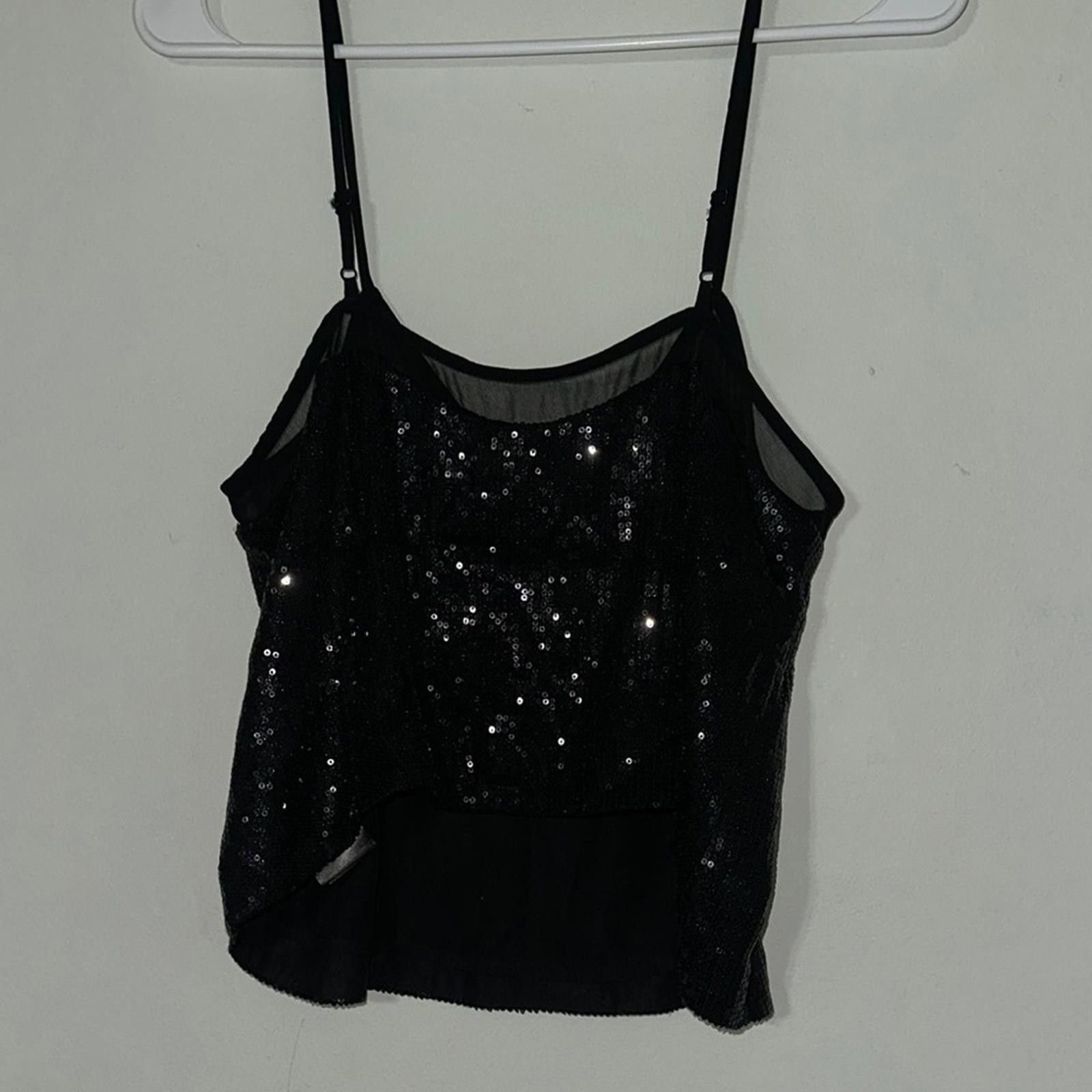 H&M H&M Black Sequins Camisole Size M / US 6-8 / IT 42-44 - 4 Thumbnail