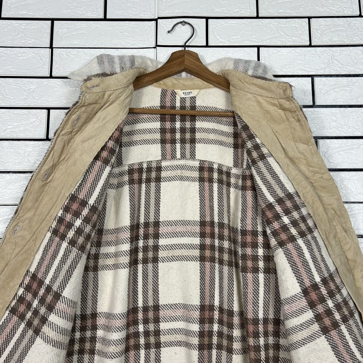 Beams Japan BEAMS HEART Checked Flannel Jacket #4158-C190 Size US L / EU 52-54 / 3 - 12 Thumbnail