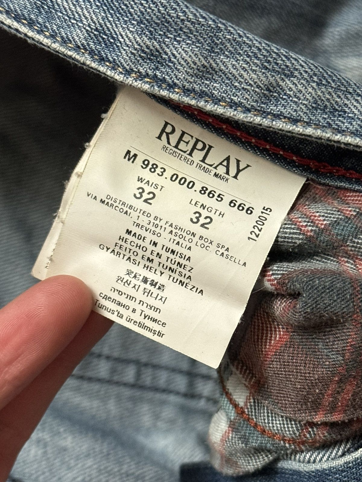 Replay Replay 32/32 waitom distressed denim pant trouser Jean chino Size US 32 / EU 48 - 10 Thumbnail