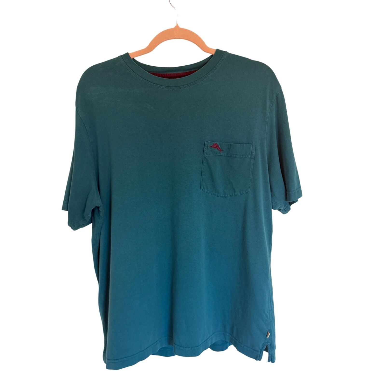 Tommy Bahama Tommy Bahama Blue Short Sleeve Crew Neck Cotton T-Shirt Size M / US 6-8 / IT 42-44 - 4 Thumbnail