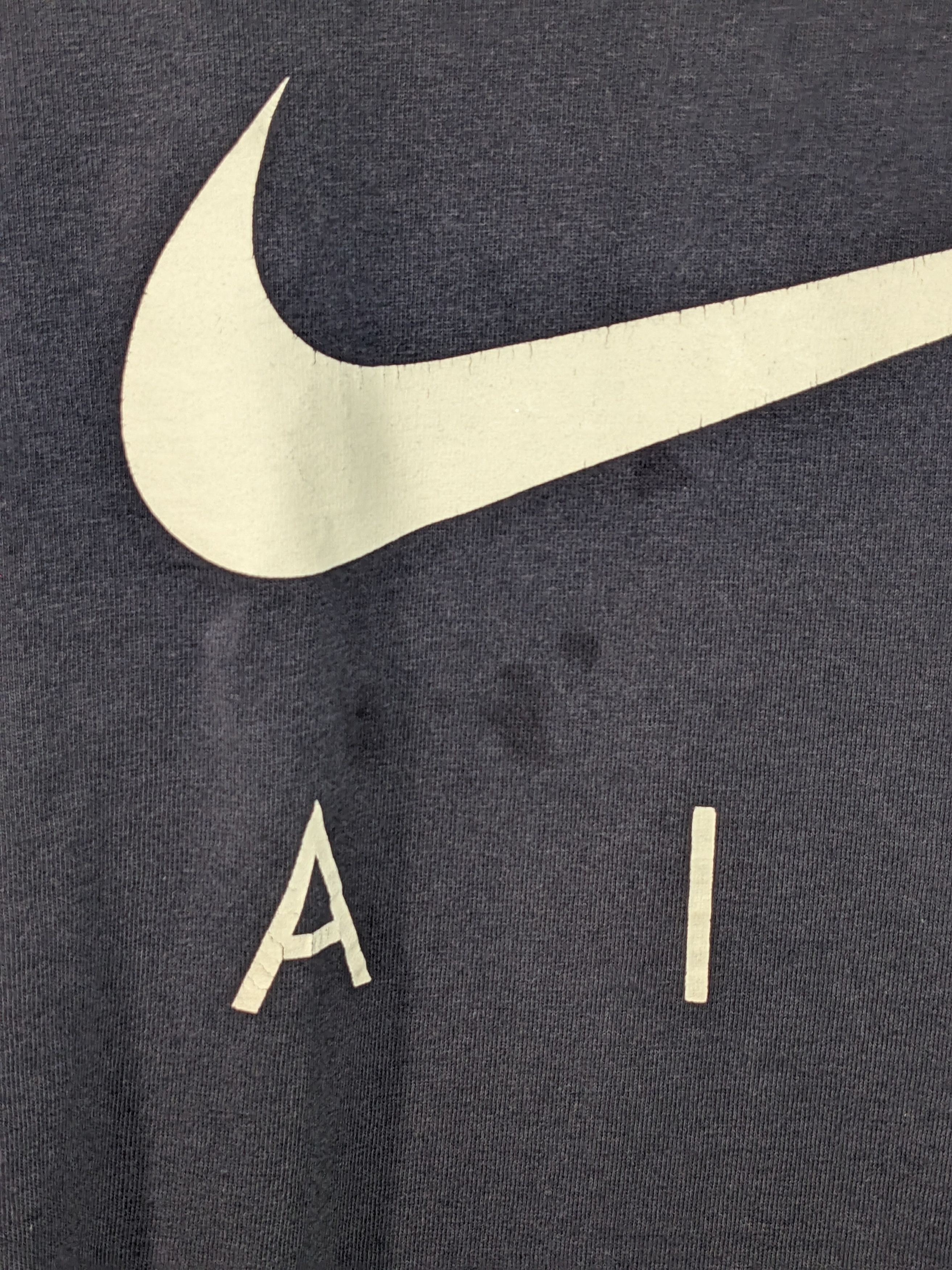 Nike × Vintage Vintage Y2K Nike Air Big Swoosh XX-Large Long-Sleeve T-Shirt Size US XXL / EU 58 / 5 - 4 Thumbnail