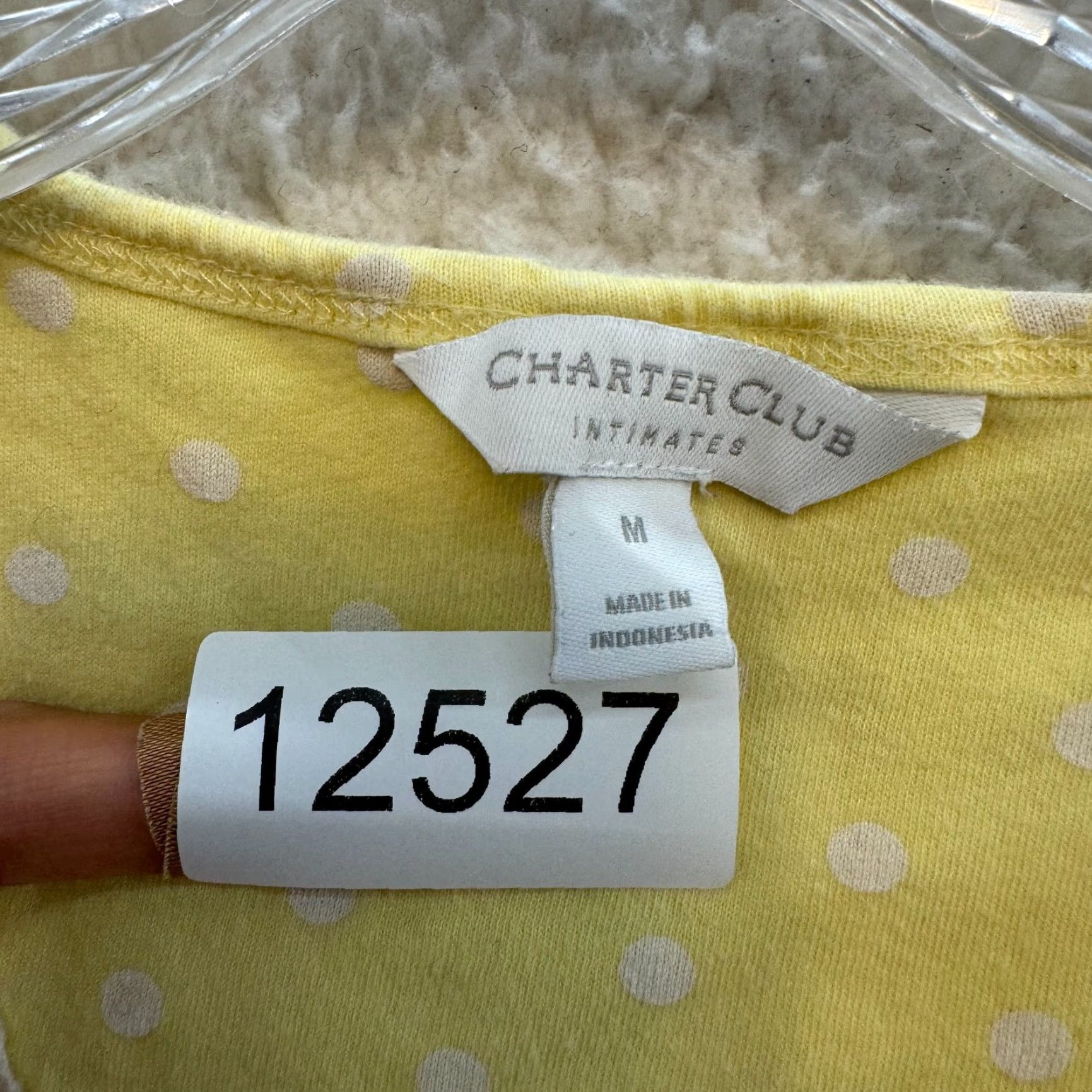 Charter Club VINTAGE Charte Club Nightgown Sleep Dress Polka Dot Yellow Nightie Grandma Prairie M Size Women Short Sleeve Dress Size M / US 6-8 / IT 42-44 - 7 Thumbnail