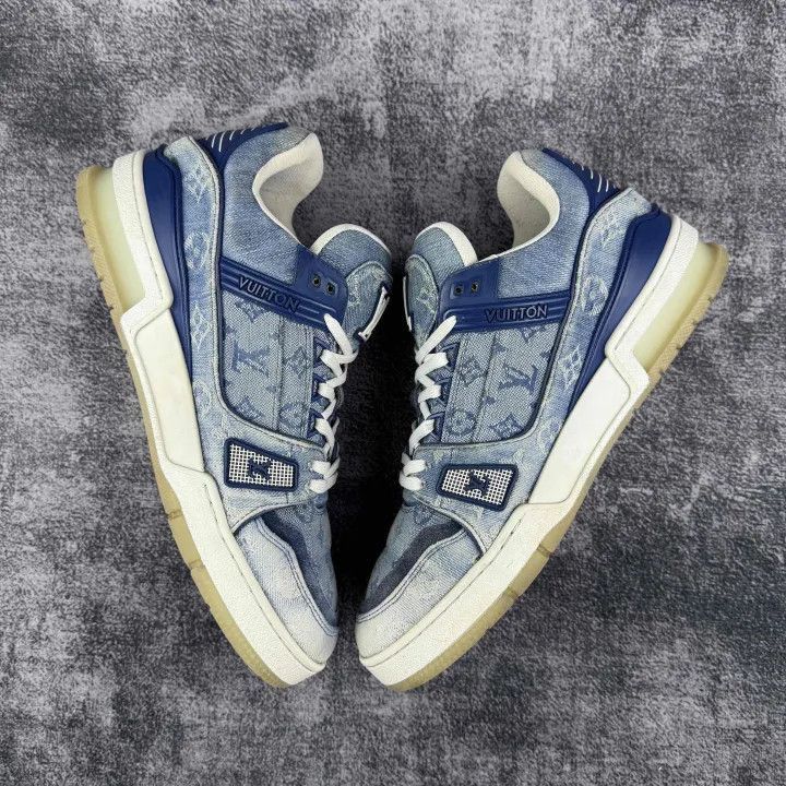 Other Louis Vuitton Blue Trainer Sneakers for Men -2508 Size US 8 / EU 41 - 7 Thumbnail