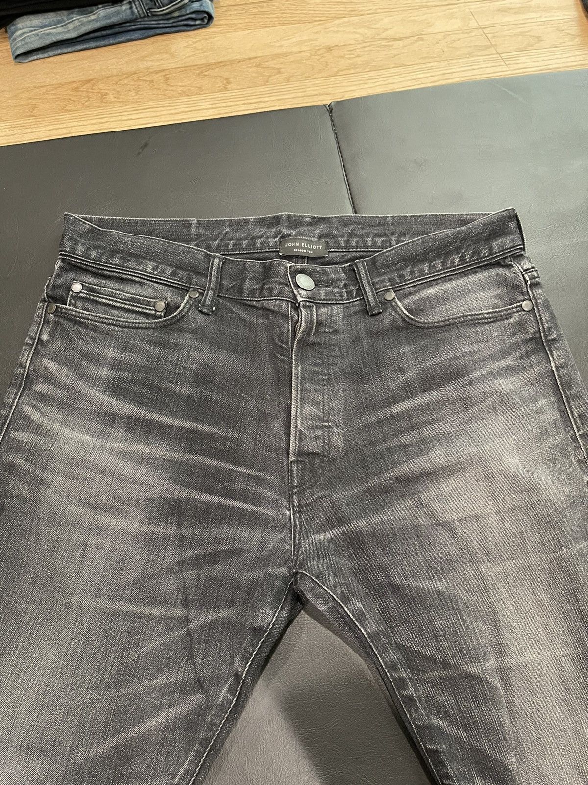 John Elliott John Elliott Cast 2 Onyx Denim Size 32 Size US 32 / EU 48 - 4 Thumbnail