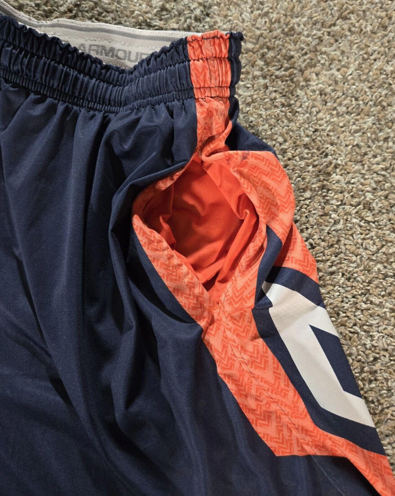 Under Armour Blue, Orange And White Under Armour Shorts With Pockets L Size US 34 / EU 50 - 7 Thumbnail