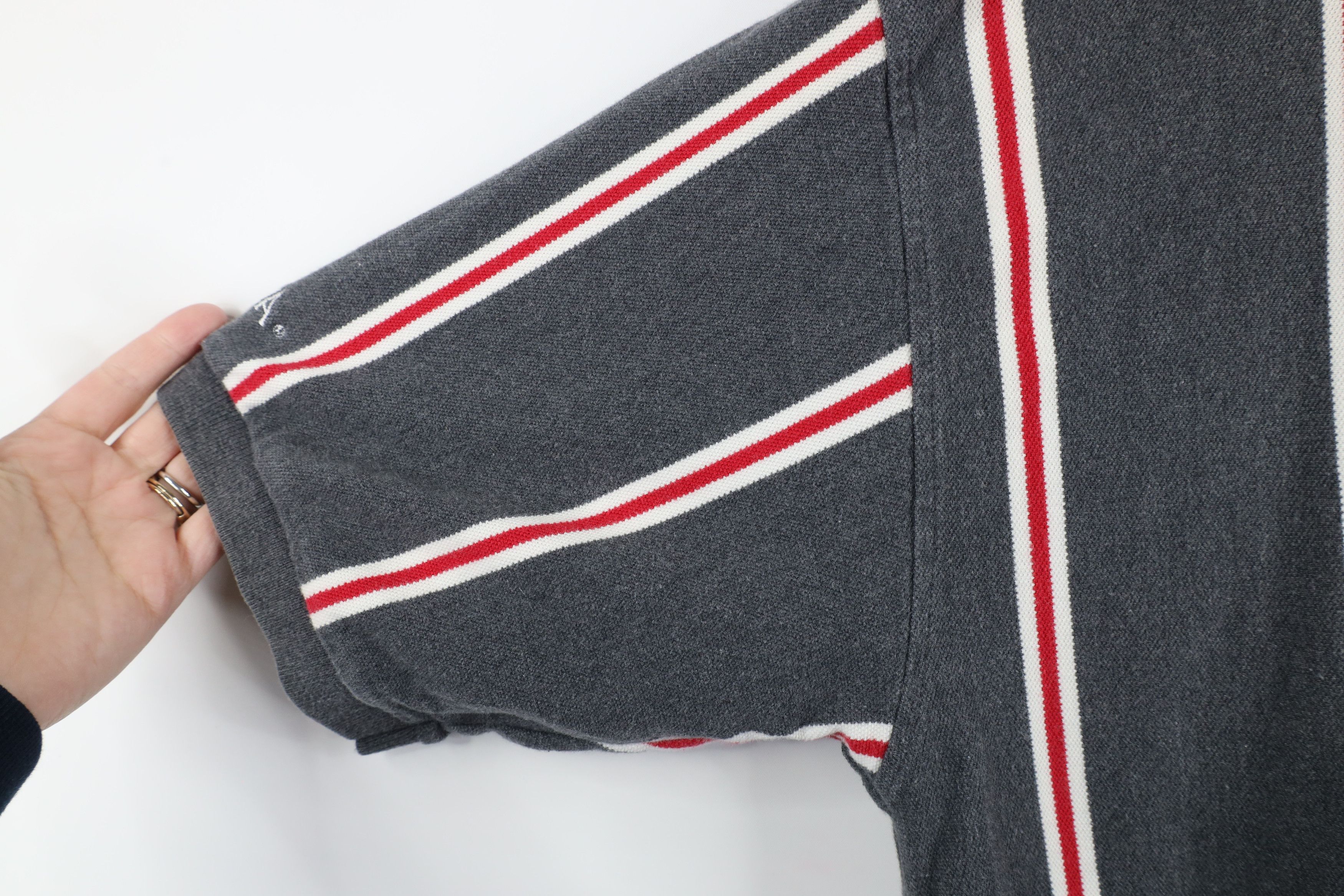 Vintage Vintage 90s Spell Ohio State University Striped Polo Shirt Size US XL / EU 56 / 4 - 7 Thumbnail