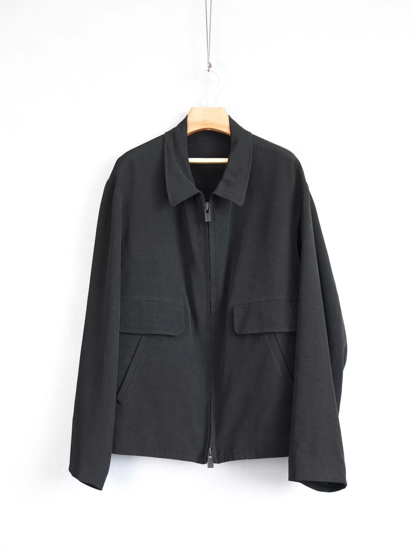 Yohji Yamamoto Yohji Yamamoto 24SS Zip Triacetate Jacket Size US L / EU 52-54 / 3 - 2 Thumbnail