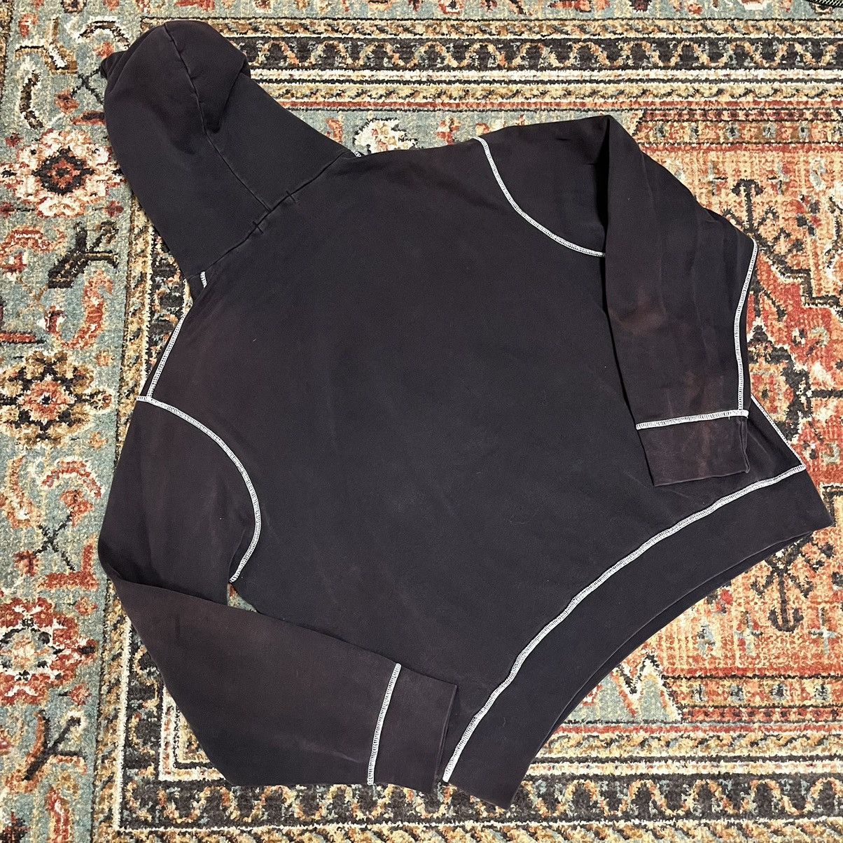 Polo Ralph Lauren Vintage Polo Ralph Lauren Contrast Black Hoodie Sweatshirt Size US XL / EU 56 / 4 - 5 Thumbnail