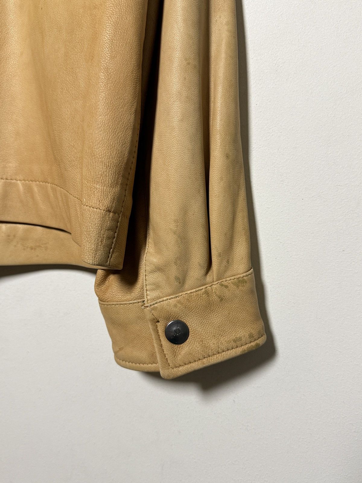 Giorgio Armani Armani Jeans y2k leather jacket Size US M / EU 48-50 / 2 - 7 Thumbnail