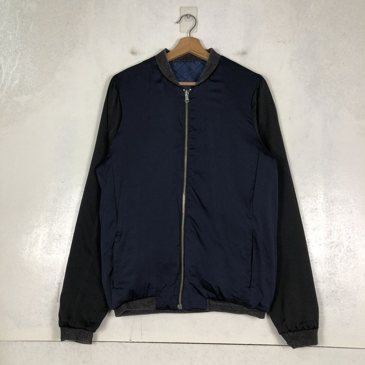 Japanese Brand 🔥VINTAGE DENIM BOMBER JACKET THE DAYZ TOKYO ISSEY MIYAKE Size US M / EU 48-50 / 2 - 19 Thumbnail