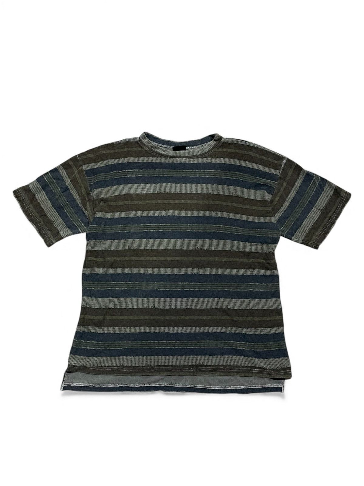 Gramicci Vintage Gramicci Heavy Cotton Stripes T-Shirt Size US L / EU 52-54 / 3 - 1 Thumbnail