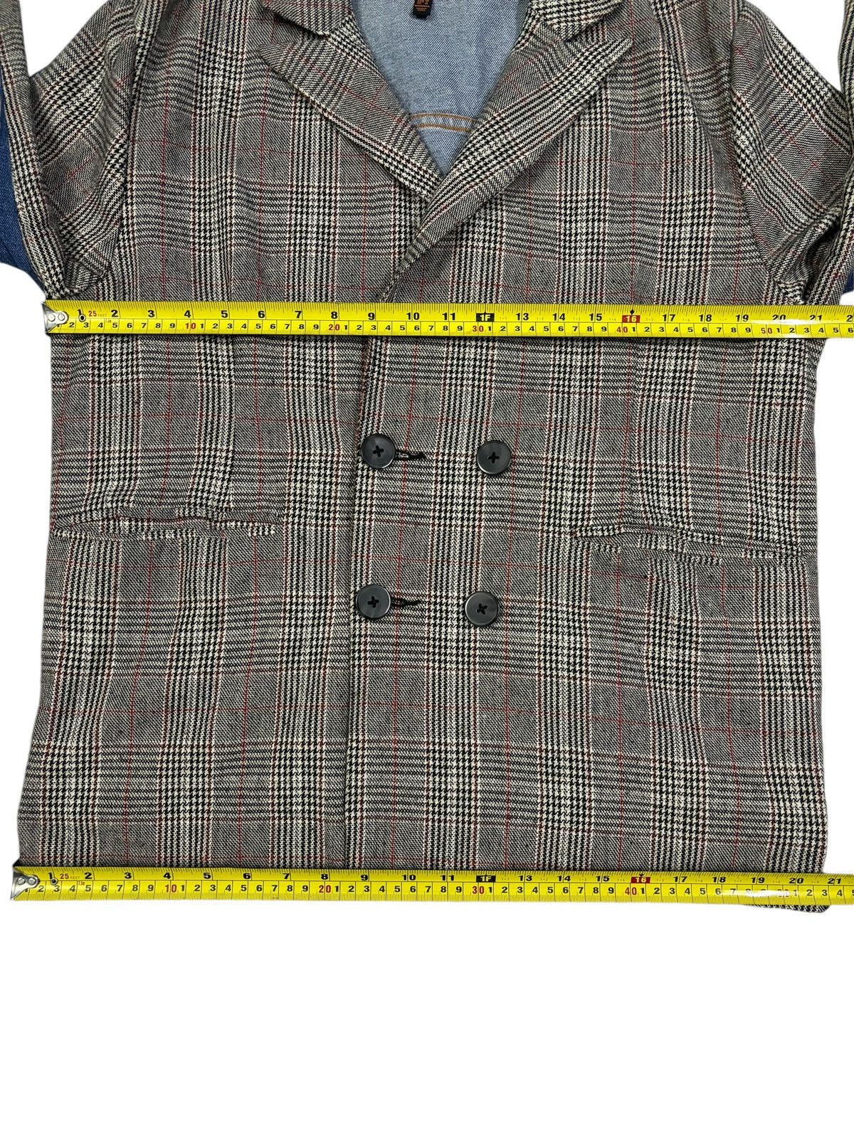 Japanese Brand Y2K Japanese Brand Hybrid Wool Blend-Denim Blazer Jacket Size US M / EU 48-50 / 2 - 16 Thumbnail