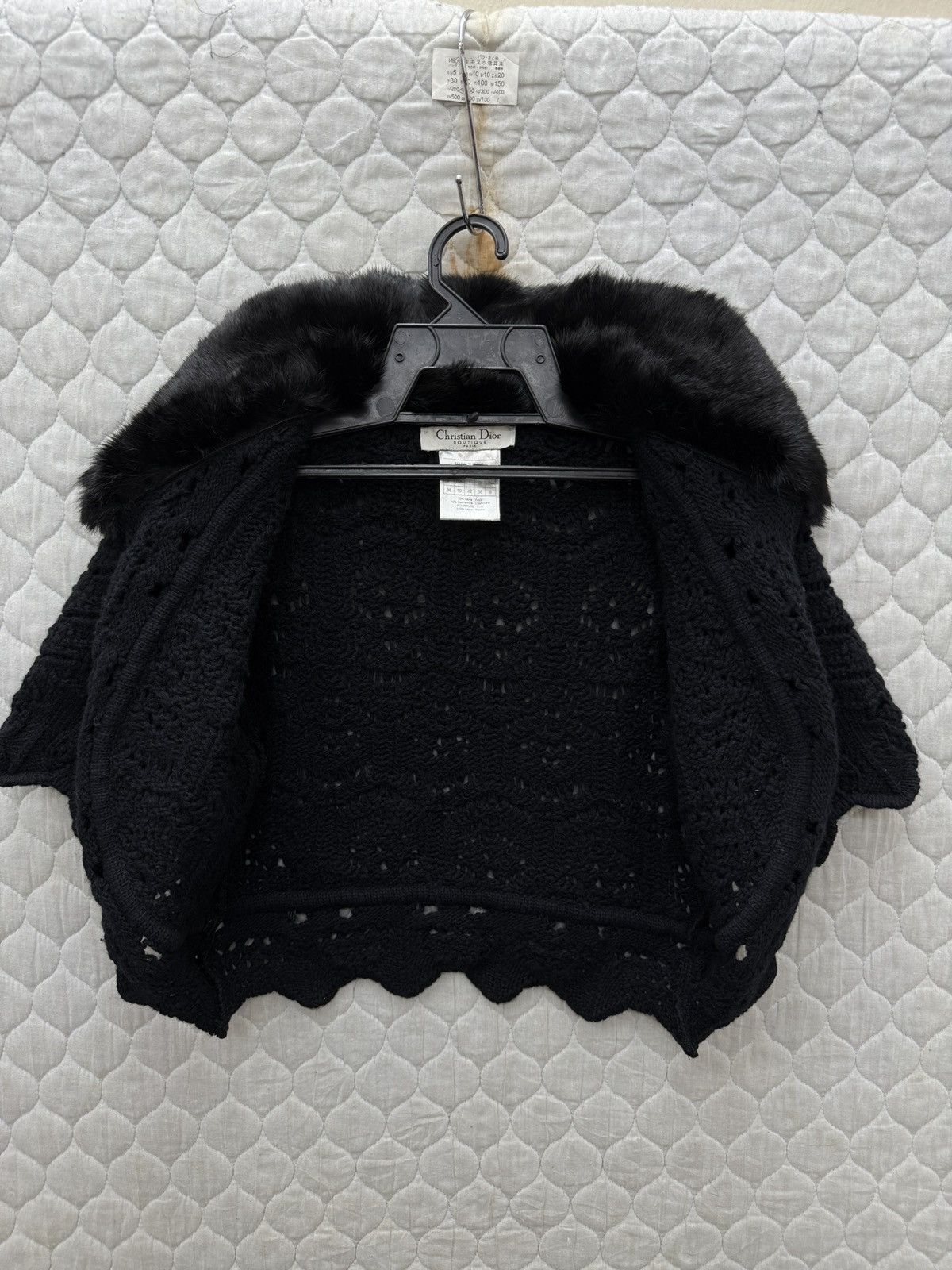 Christian Dior Monsieur 🔥🔥🔥ARCHIVE CHRISTIAN DIOR KNIT FUR CARDIGAN Size M / US 6-8 / IT 42-44 - 7 Thumbnail