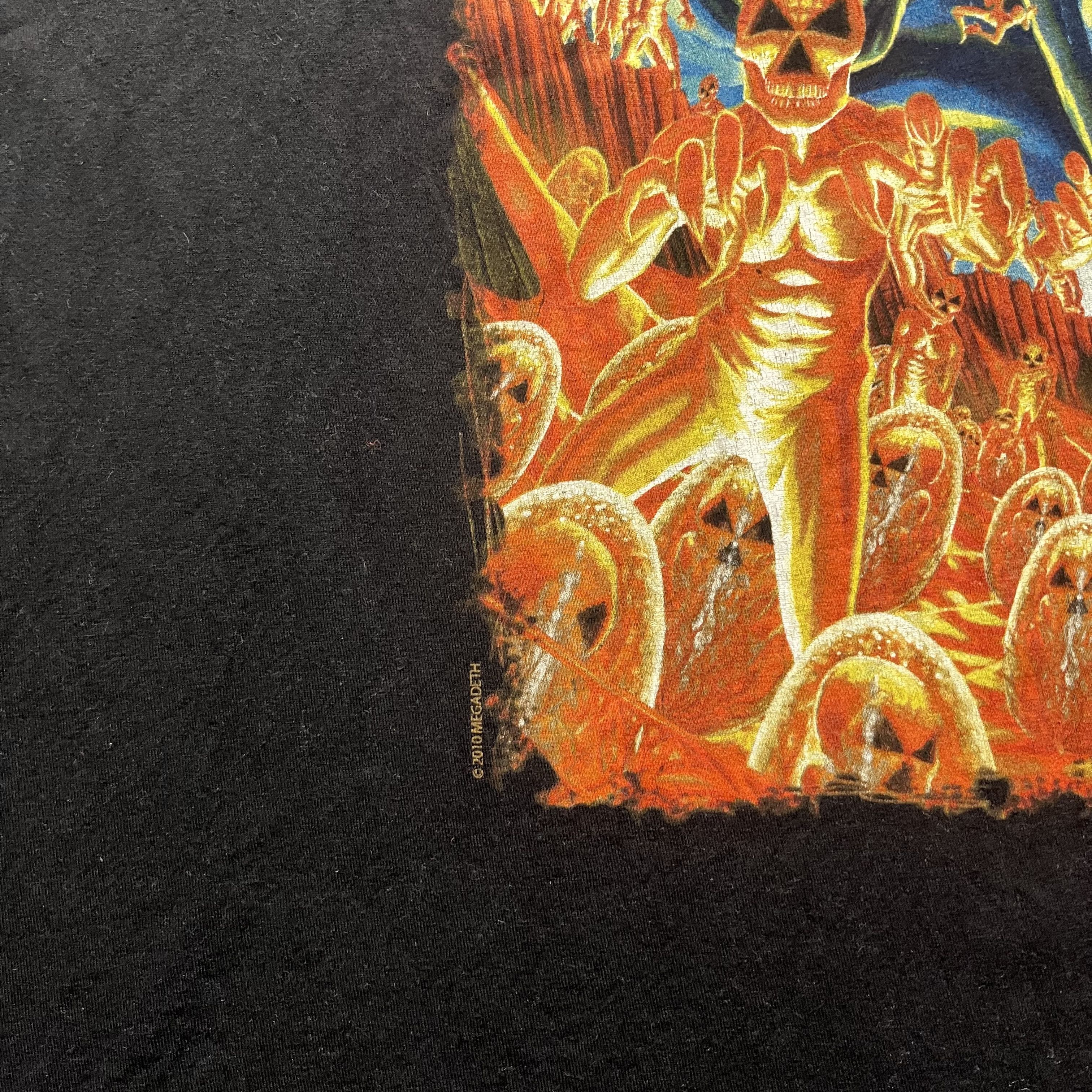 Band Tees × Vintage Vintage Megadeth Skull Metal Band Shirt XL Rare Size US XL / EU 56 / 4 - 3 Thumbnail